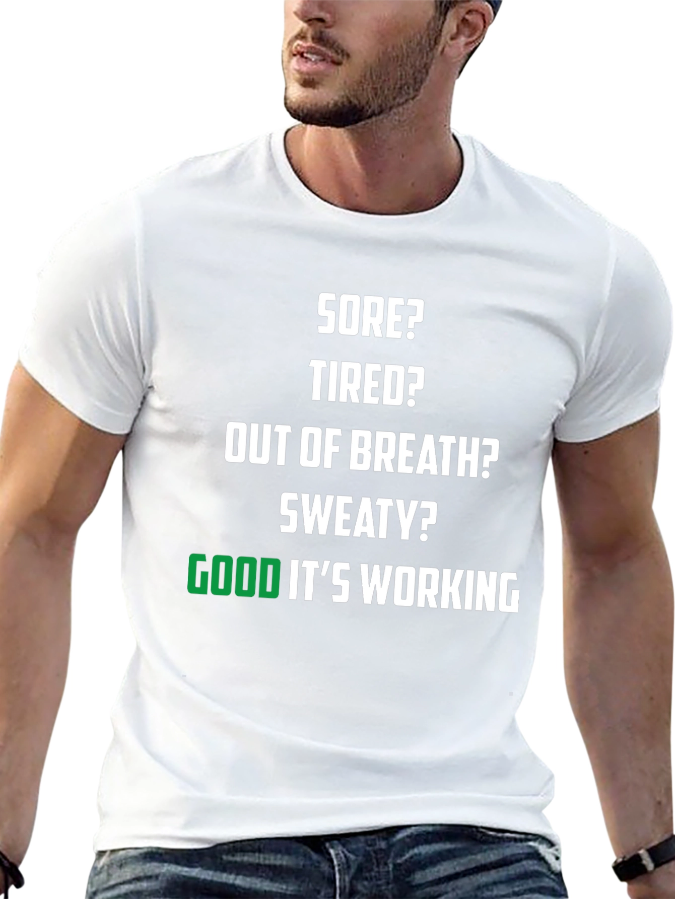 Sore Tired Sweaty Gym Workout T-Shirt