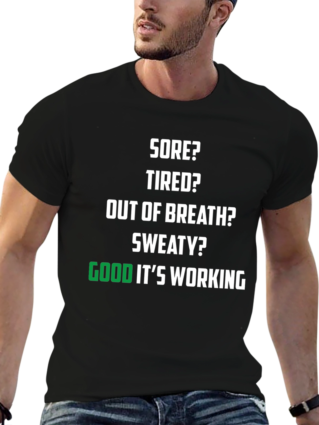 Sore Tired Sweaty Gym Workout T-Shirt
