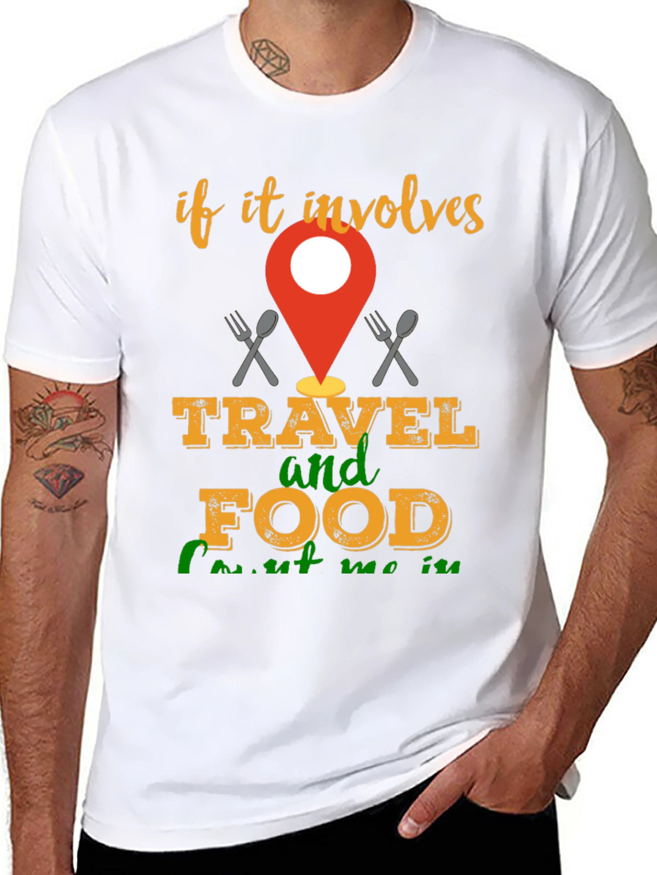 Travel & Food T-Shirt - Involve Me!