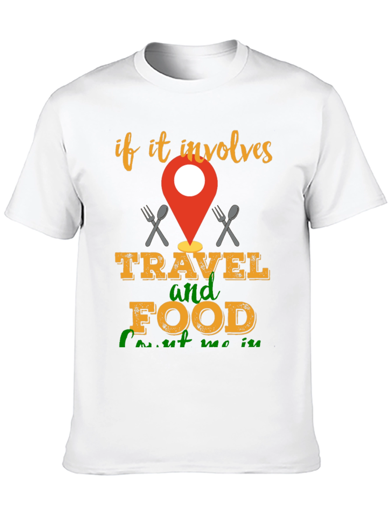 Travel & Food T-Shirt - Involve Me!