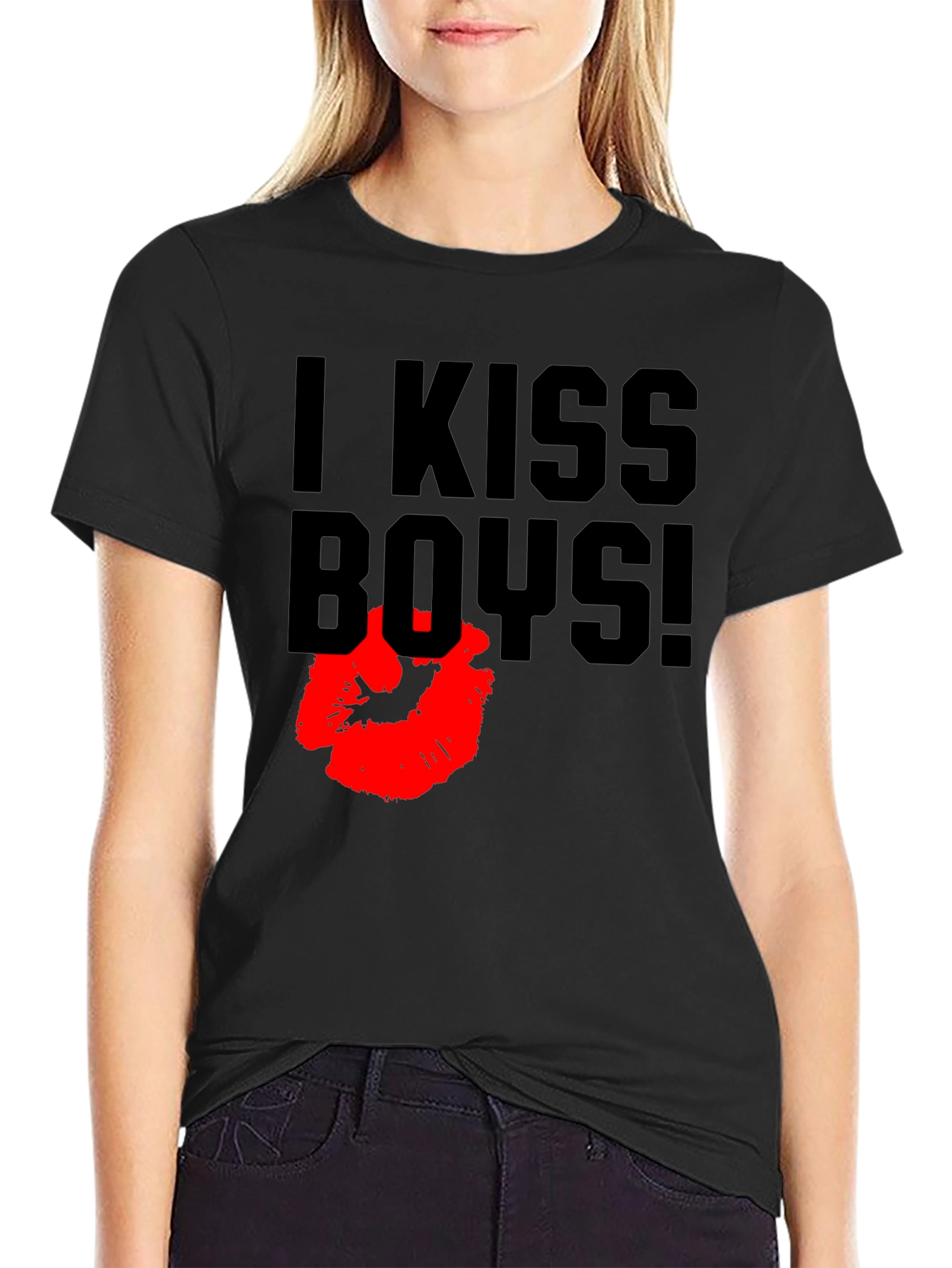 I Kiss Boys! Graphic T-Shirt