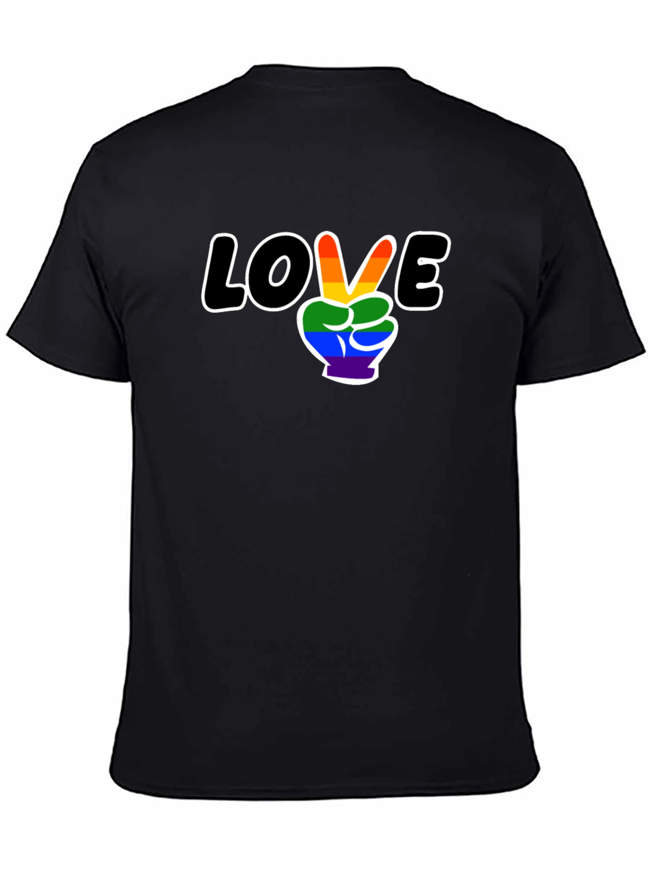 Love Peace LGBTQ Pride Graphic T-Shirt