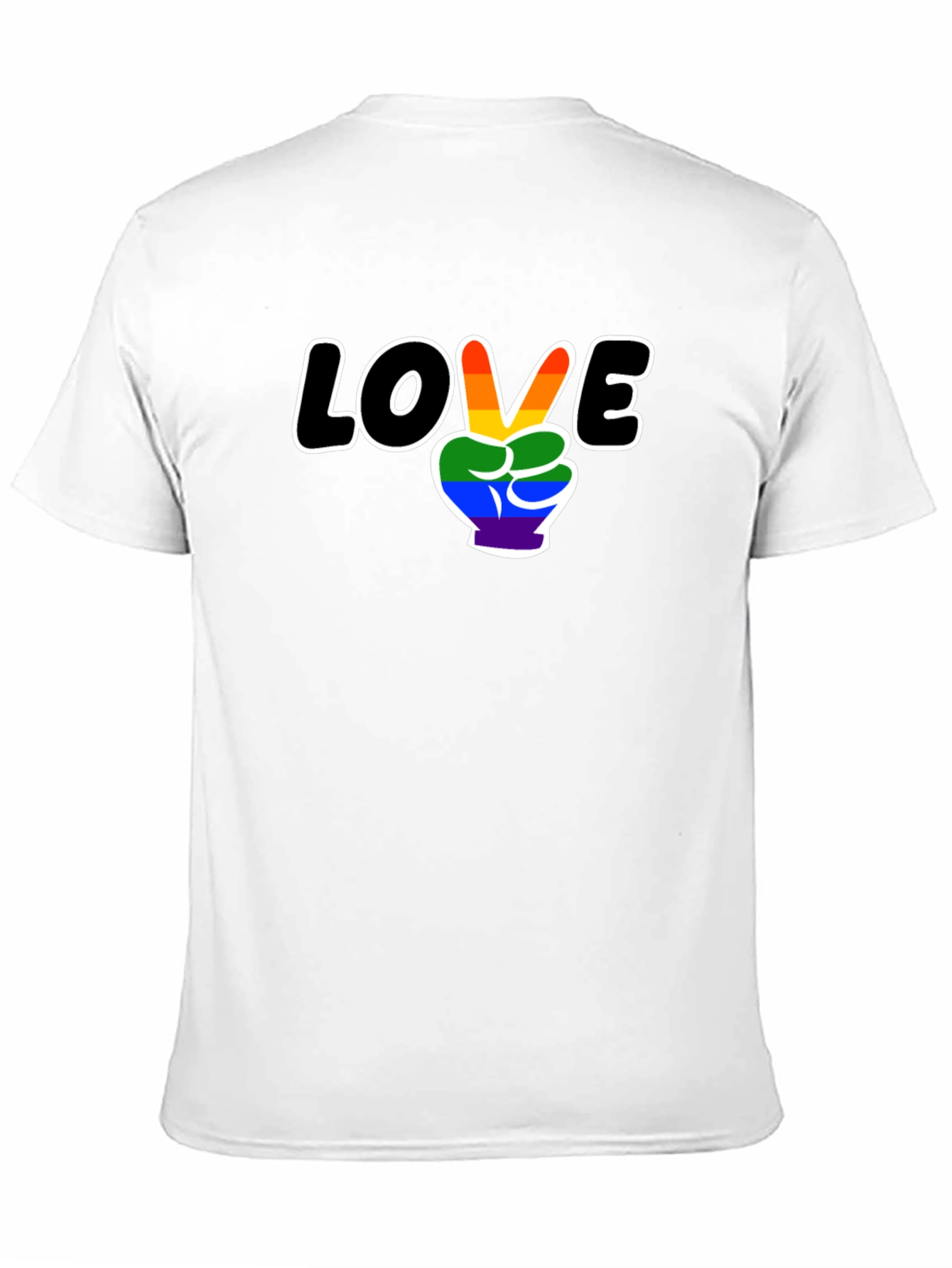Love Peace LGBTQ Pride Graphic T-Shirt