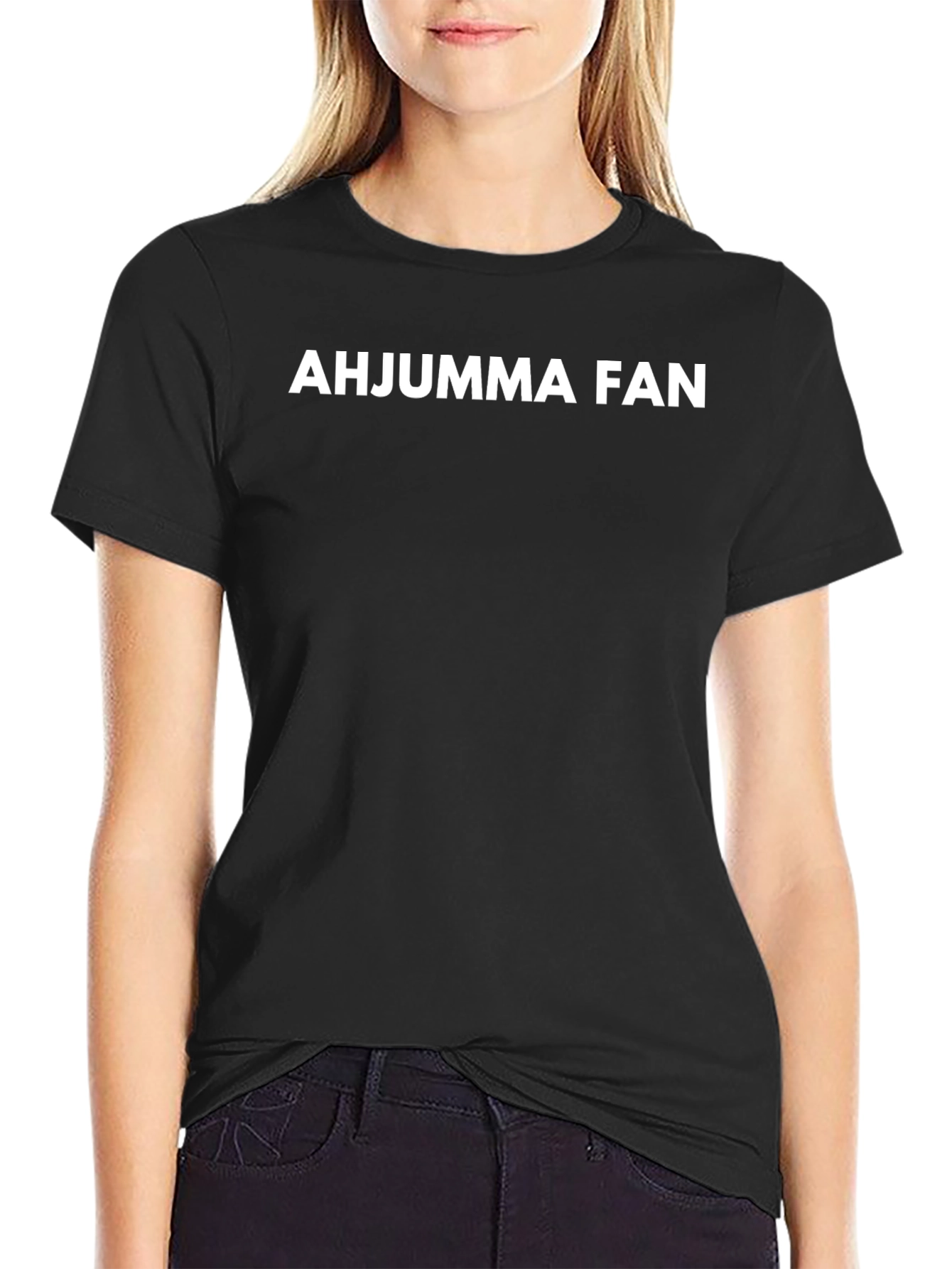 Ahjumma Fan Tee - Stylish & Comfortable