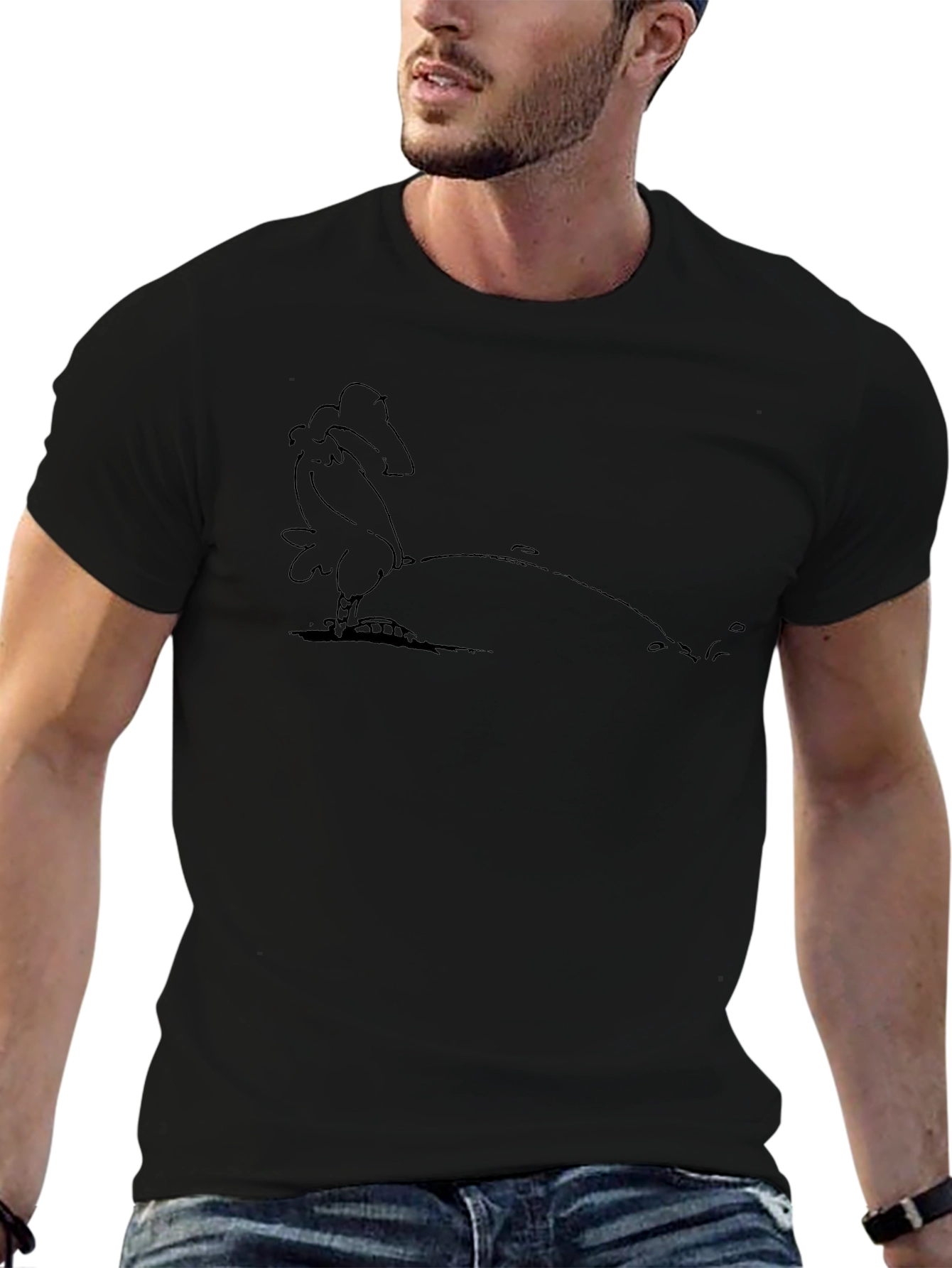 Cartoon Chicken Tee - Funny Graphic T-Shirt