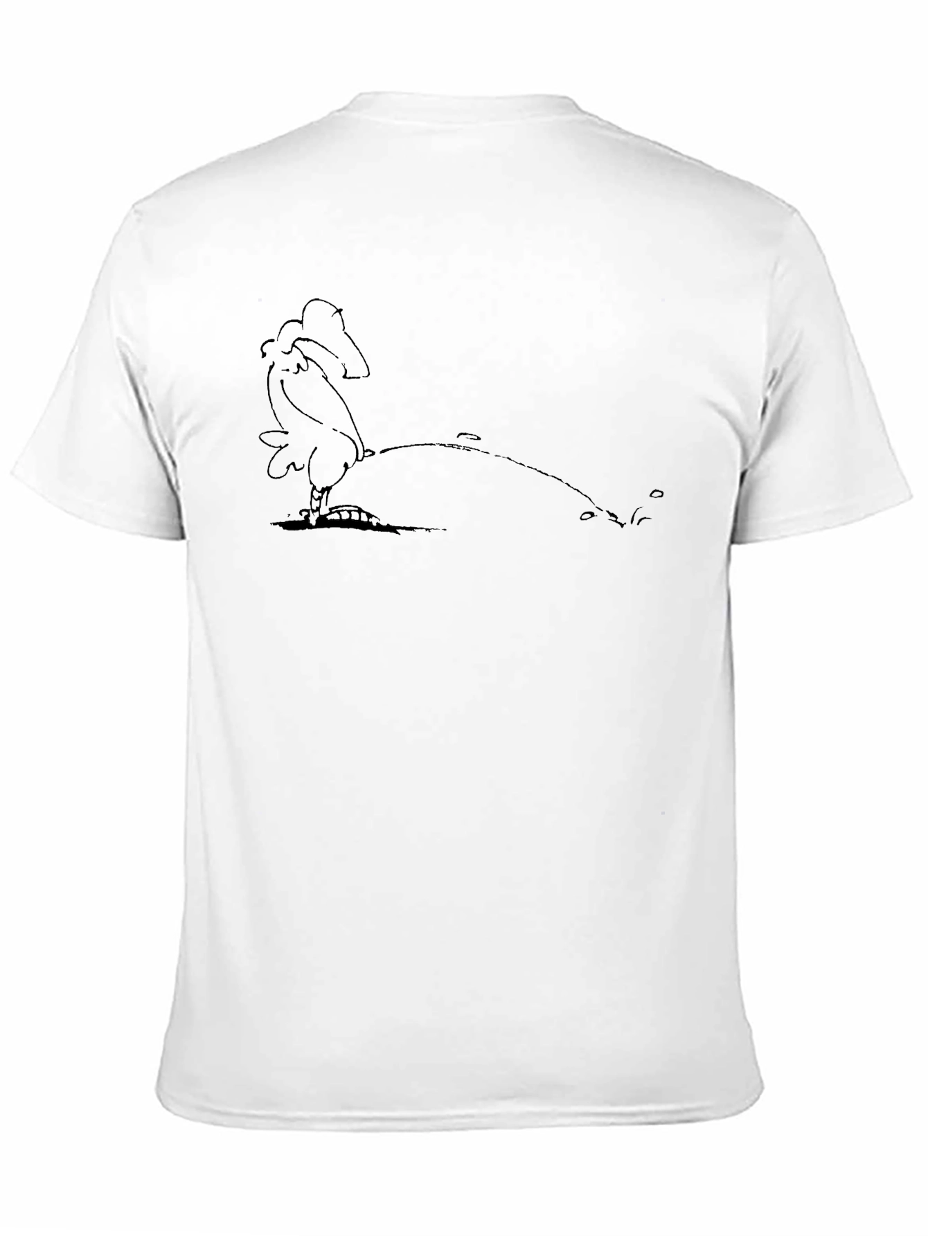 Cartoon Chicken Tee - Funny Graphic T-Shirt