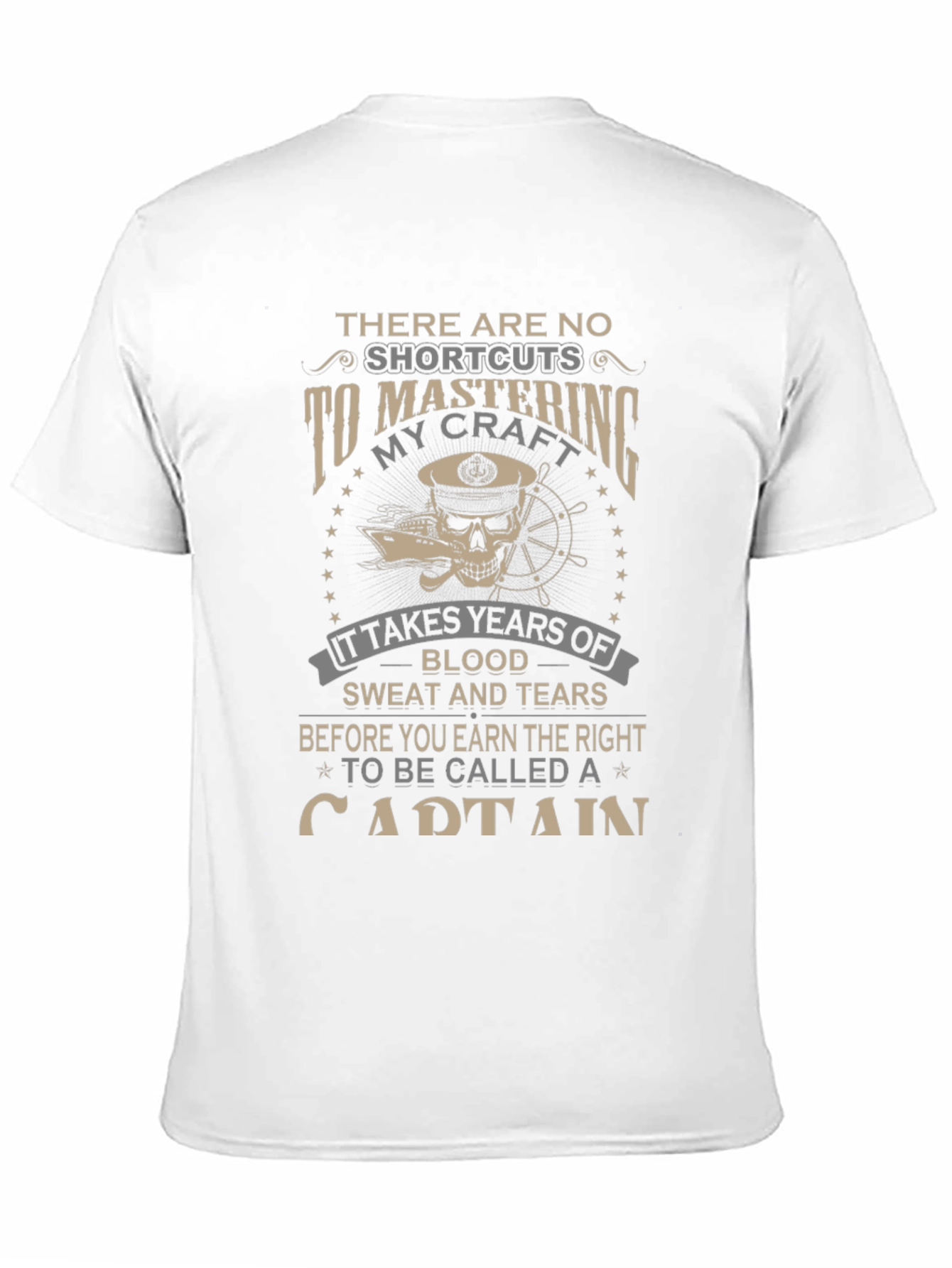 Captain Mastering Craft Graphic T-Shirt