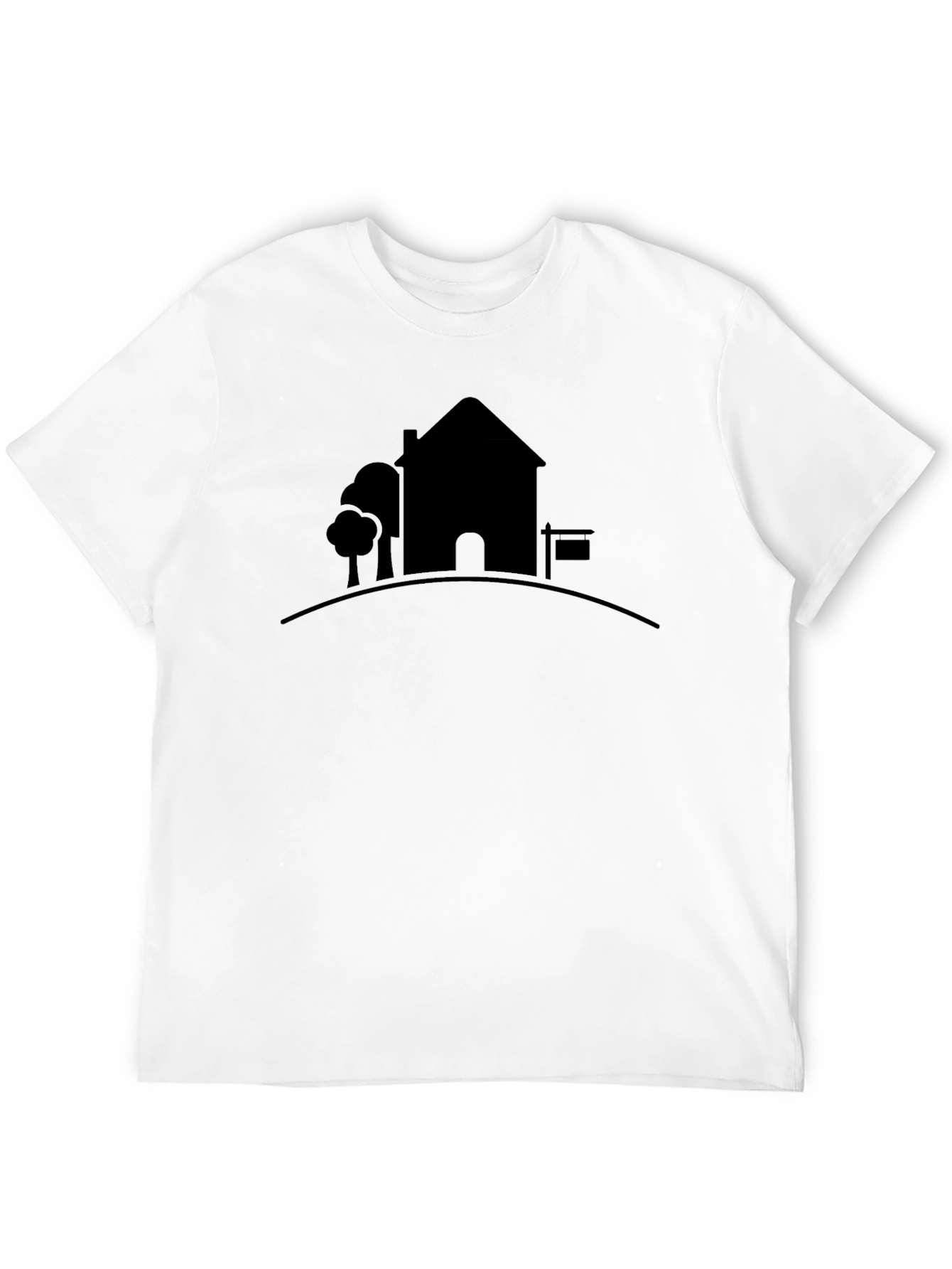 Modern Black House Graphic Tee - Unisex