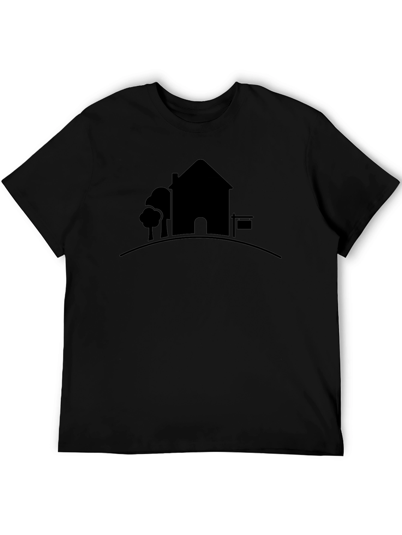 Modern Black House Graphic Tee - Unisex