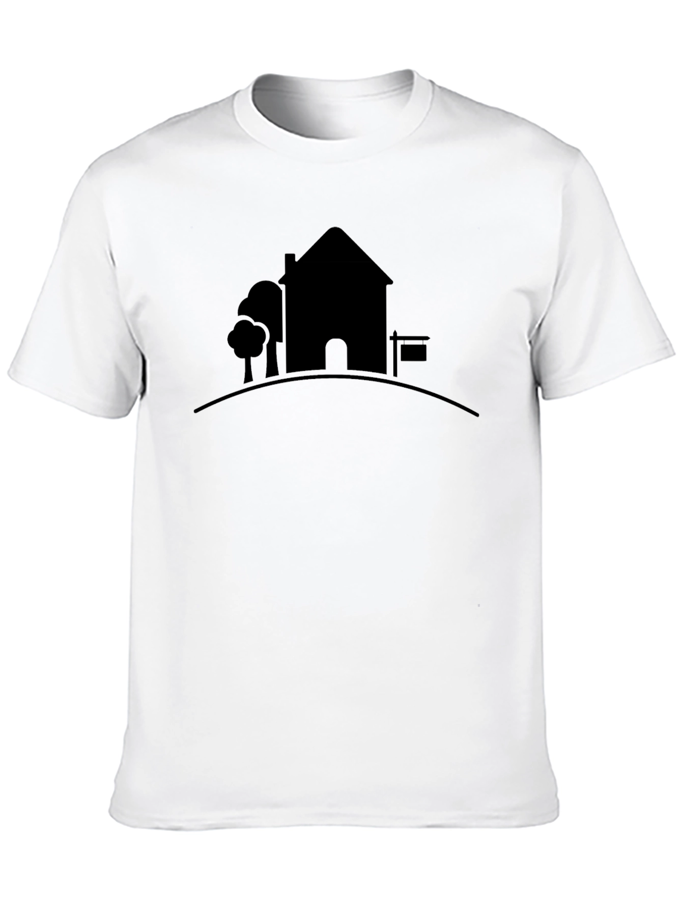 Modern Black House Graphic Tee - Unisex