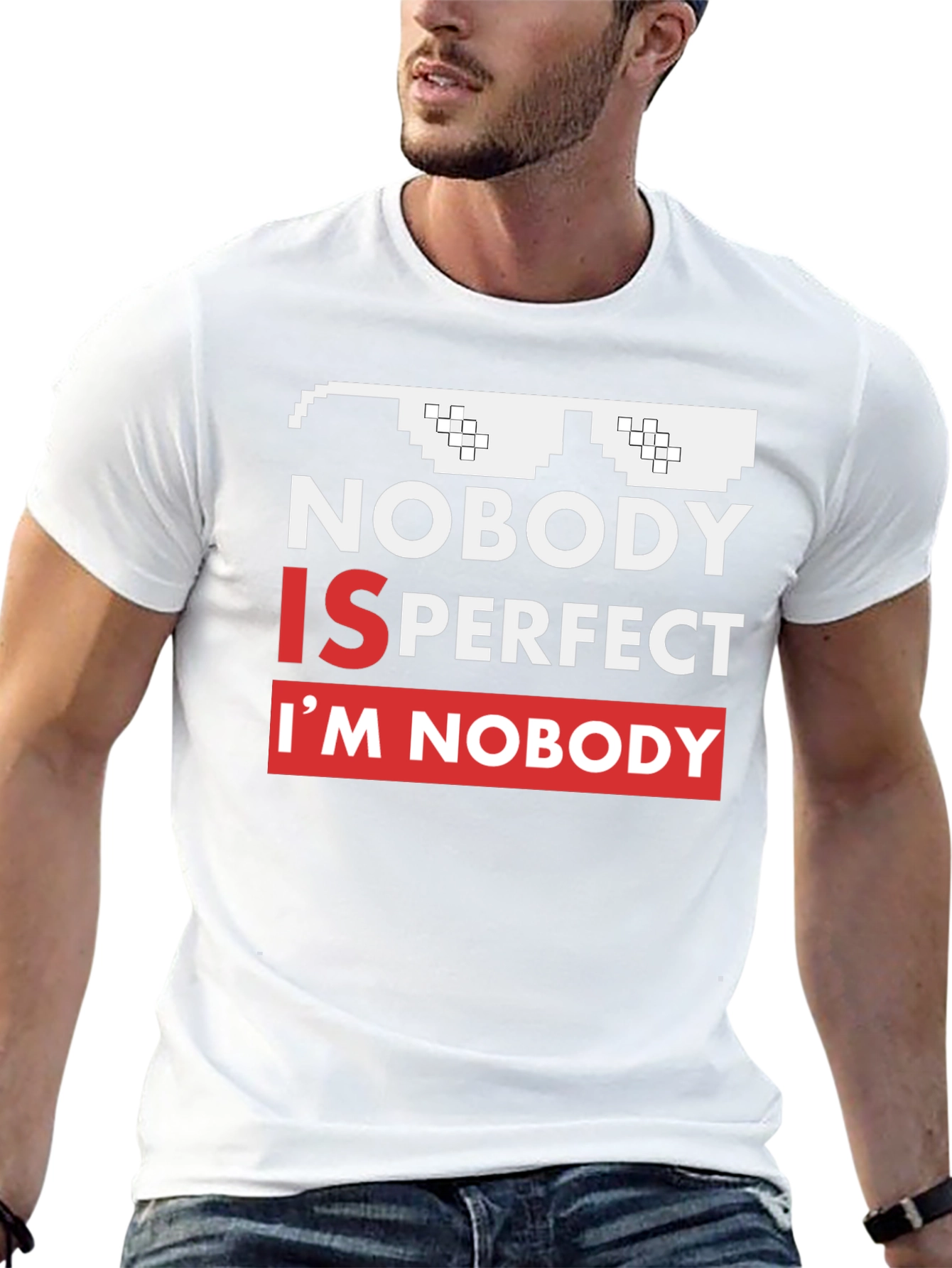 Nobody Is Perfect Funny Graphic Tee