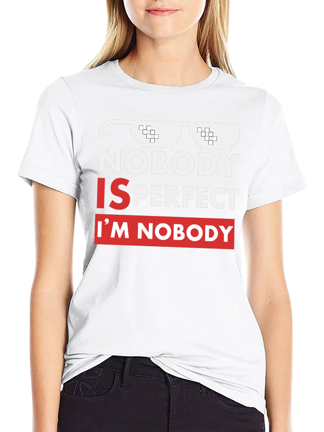 Nobody Is Perfect Funny Graphic Tee