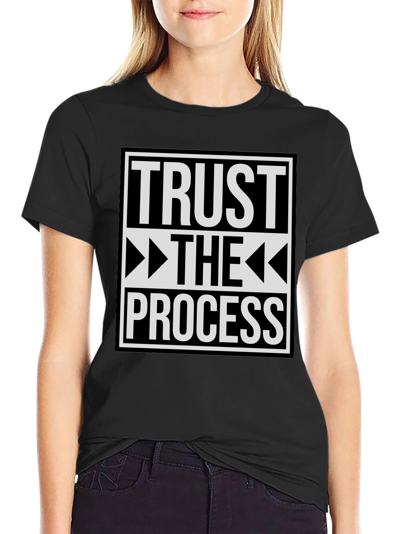 Trust The Process Graphic T-Shirt - Motivational Tee