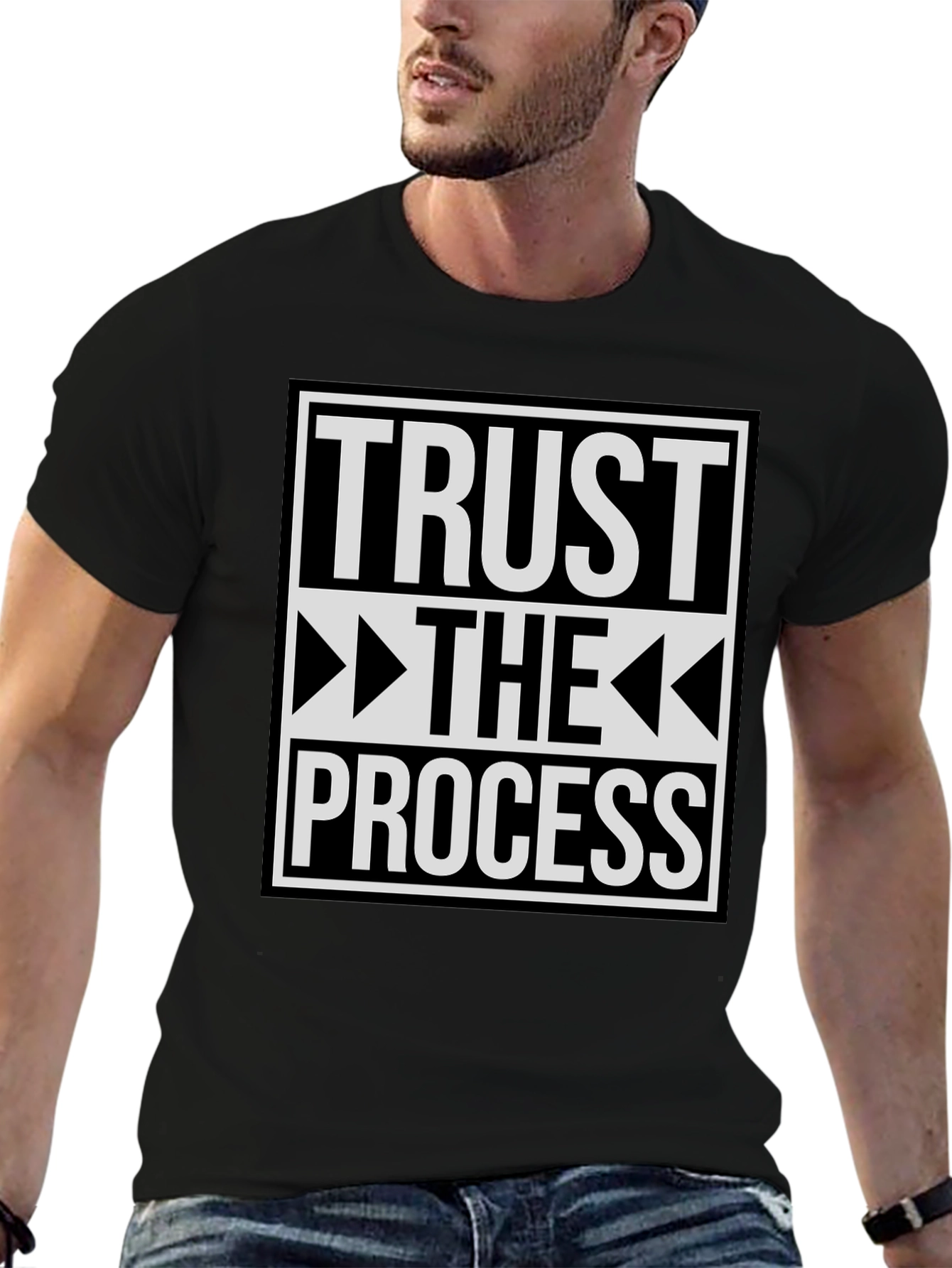 Trust The Process Graphic T-Shirt - Motivational Tee