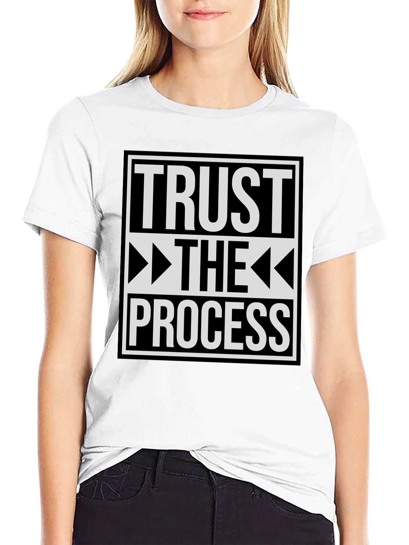 Trust The Process Graphic T-Shirt - Motivational Tee