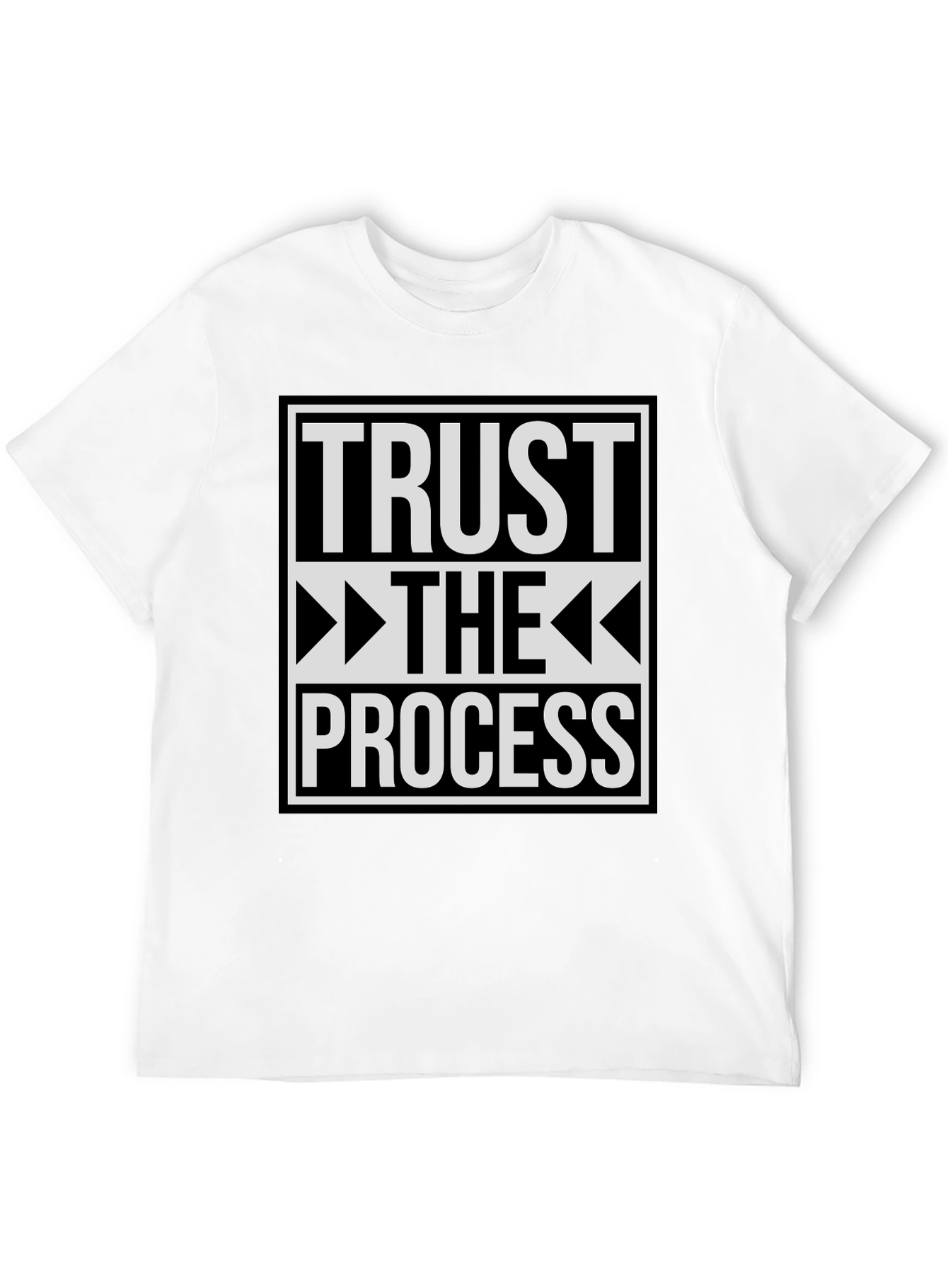 Trust The Process Graphic T-Shirt - Motivational Tee