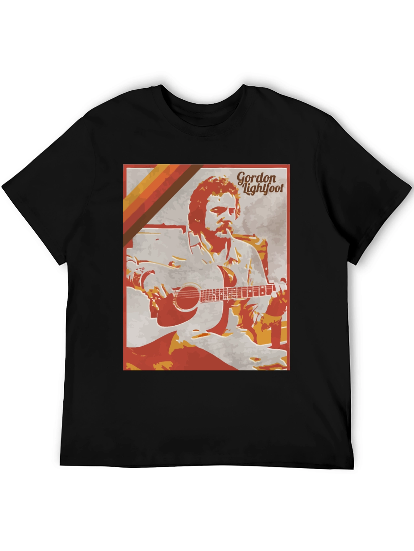 Gordon Lightfoot Graphic T-Shirt - Retro Style