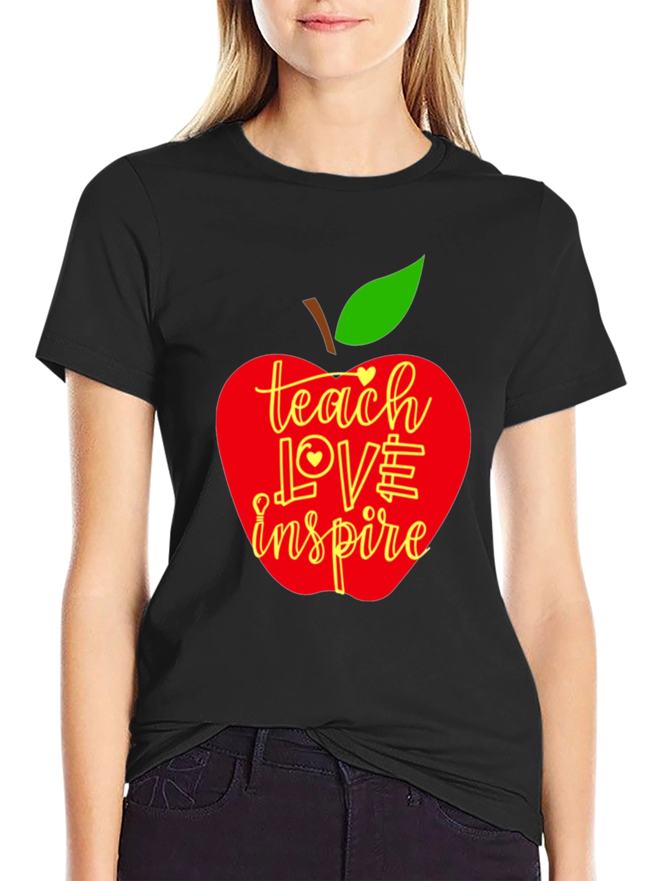 Teach Love Inspire Apple T-Shirt