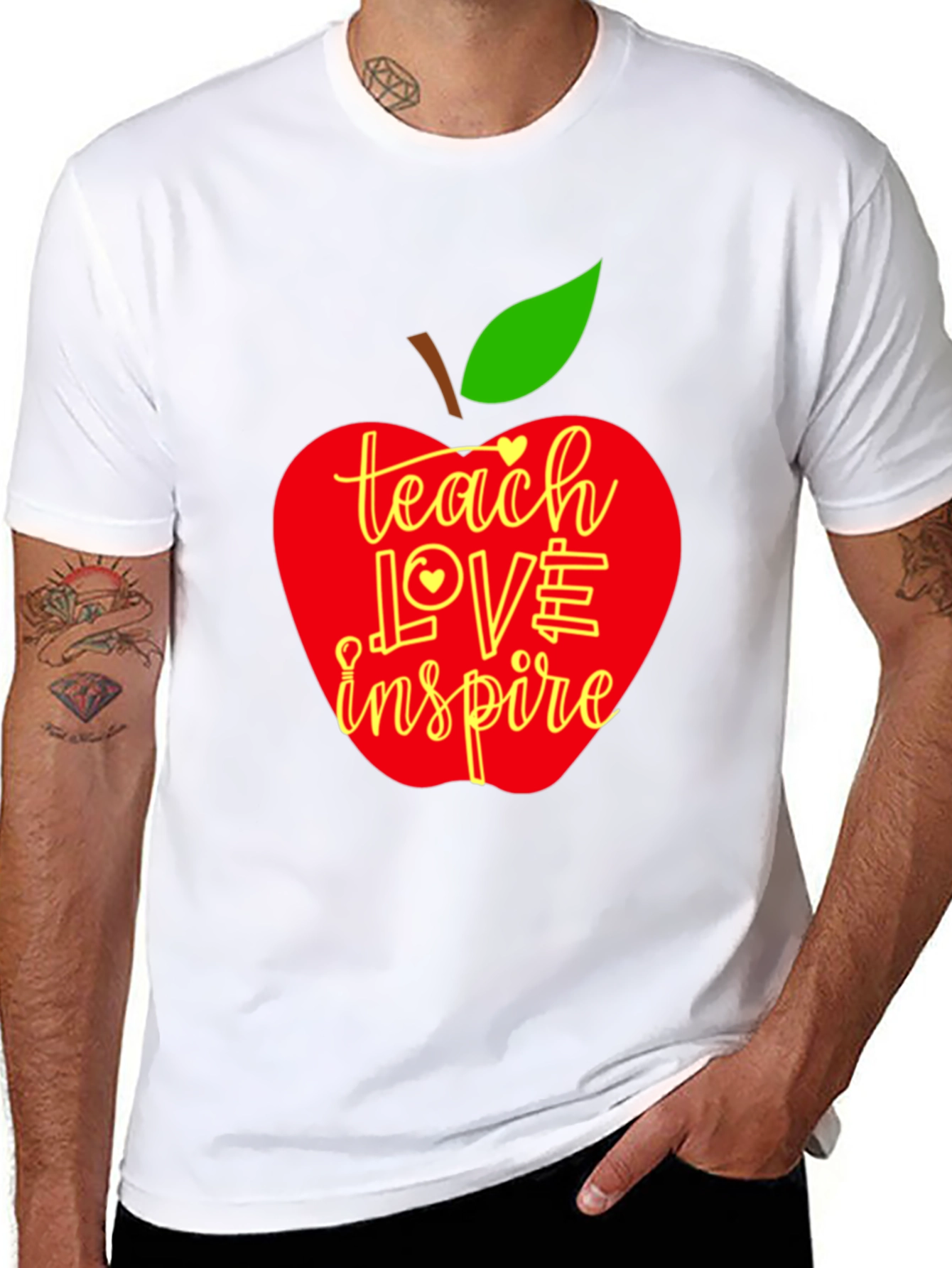 Teach Love Inspire Apple T-Shirt