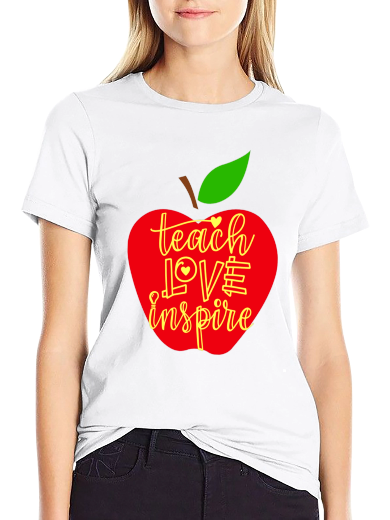 Teach Love Inspire Apple T-Shirt