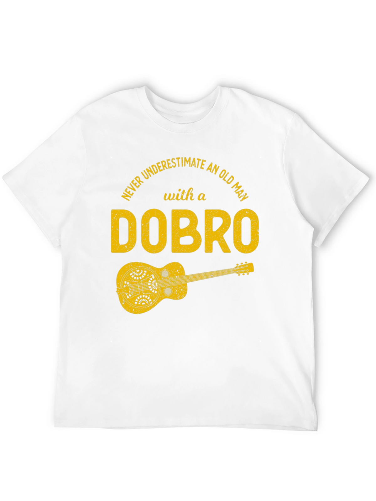 Dobro Old Man T-Shirt - Musicians Humor Tee