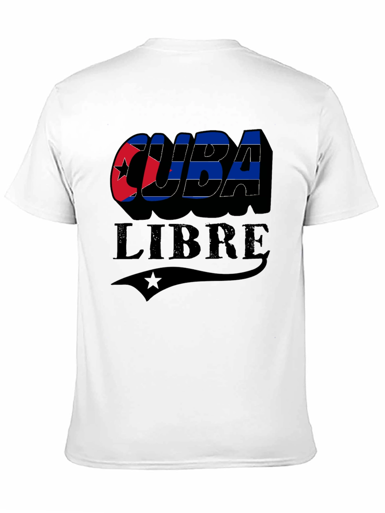 Cuba Libre Graphic T-Shirt - Black Cuban Pride Tee