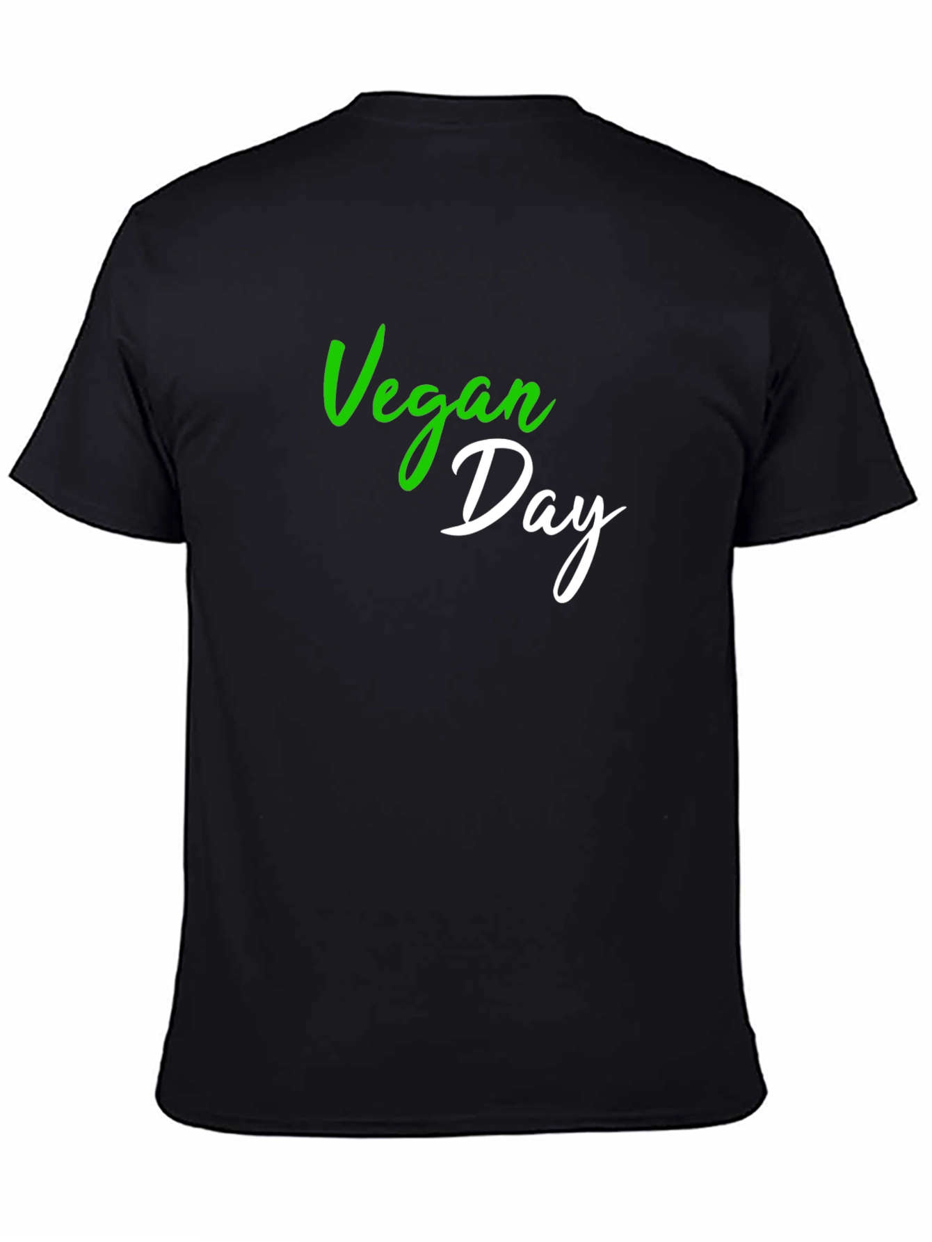 Vegan Day Black T-Shirt - Unisex