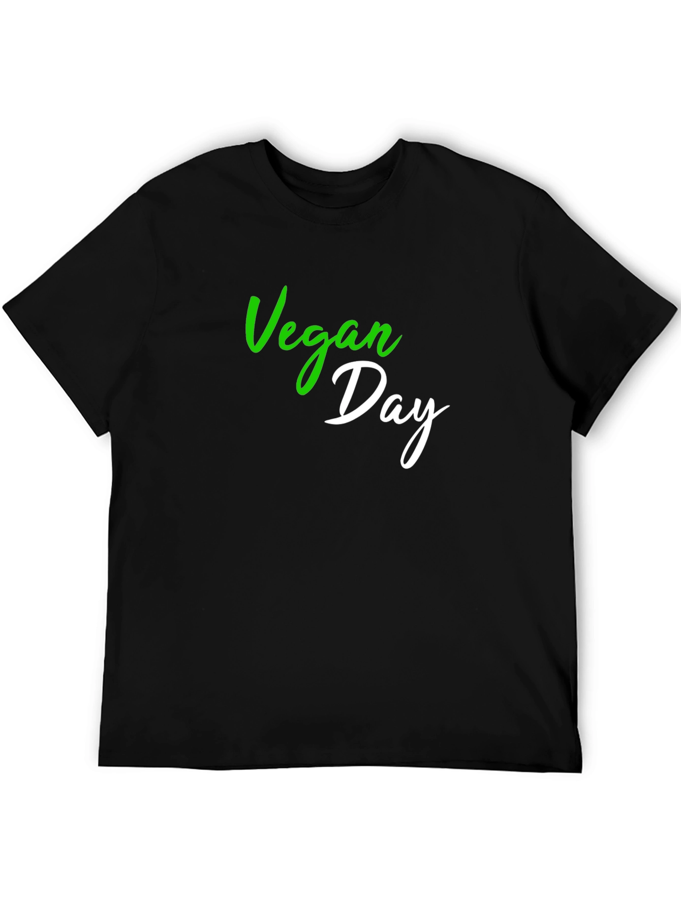 Vegan Day Black T-Shirt - Unisex