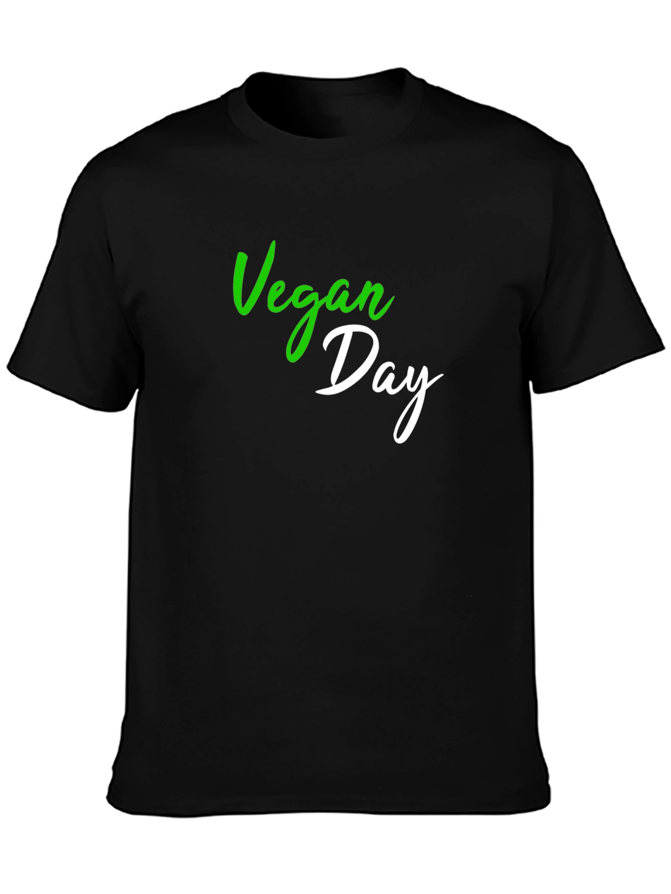 Vegan Day Black T-Shirt - Unisex