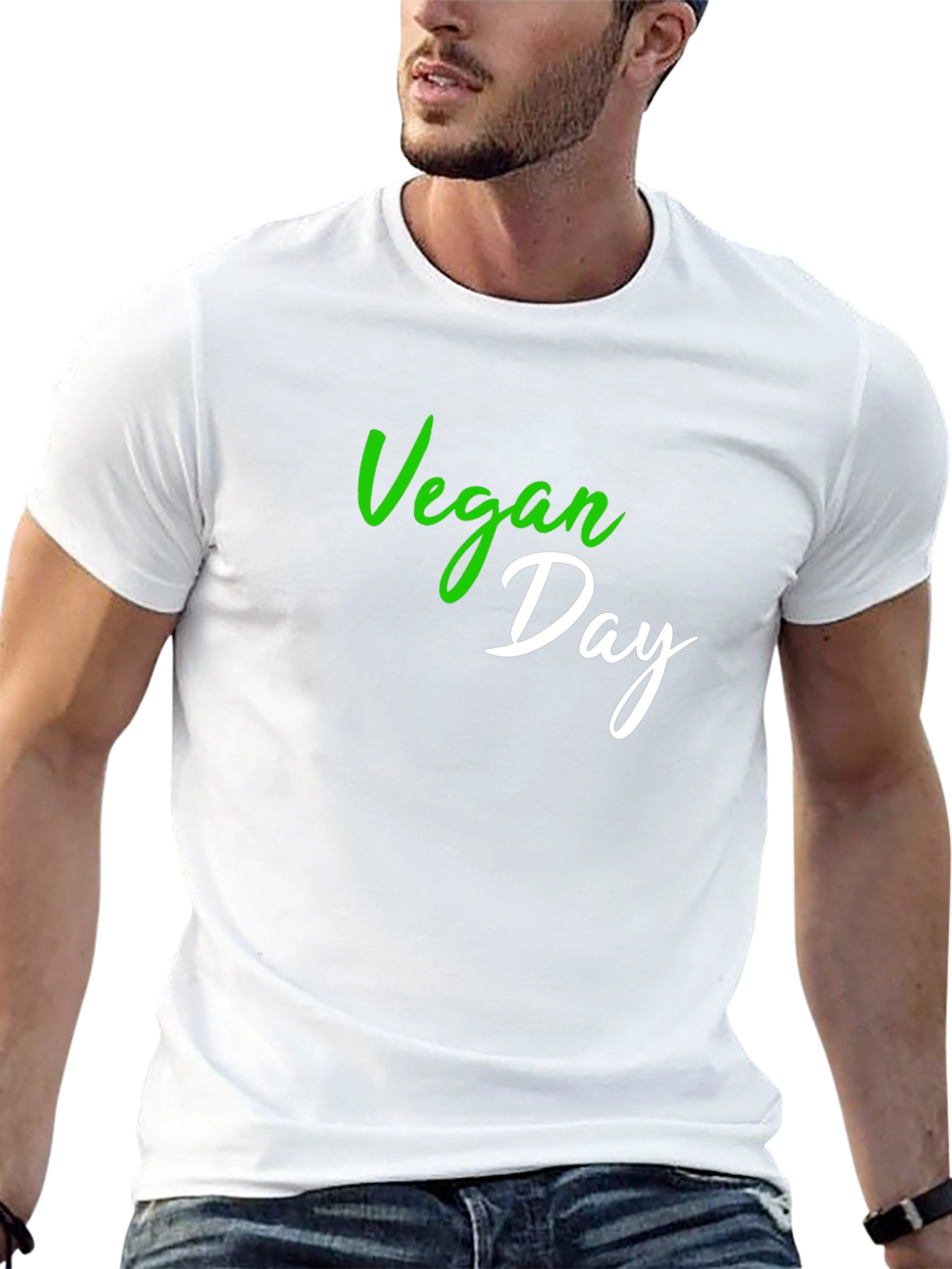 Vegan Day Black T-Shirt - Unisex