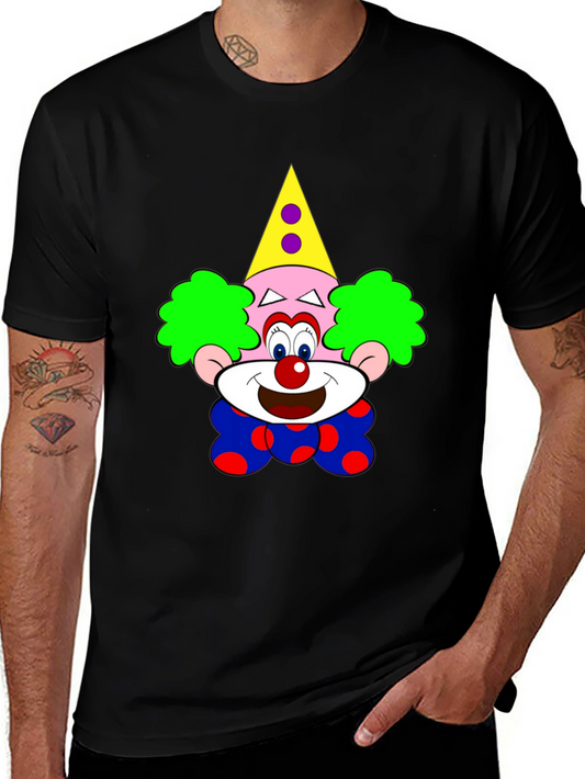 Clown Graphic Black T-Shirt - Fun & Unique!