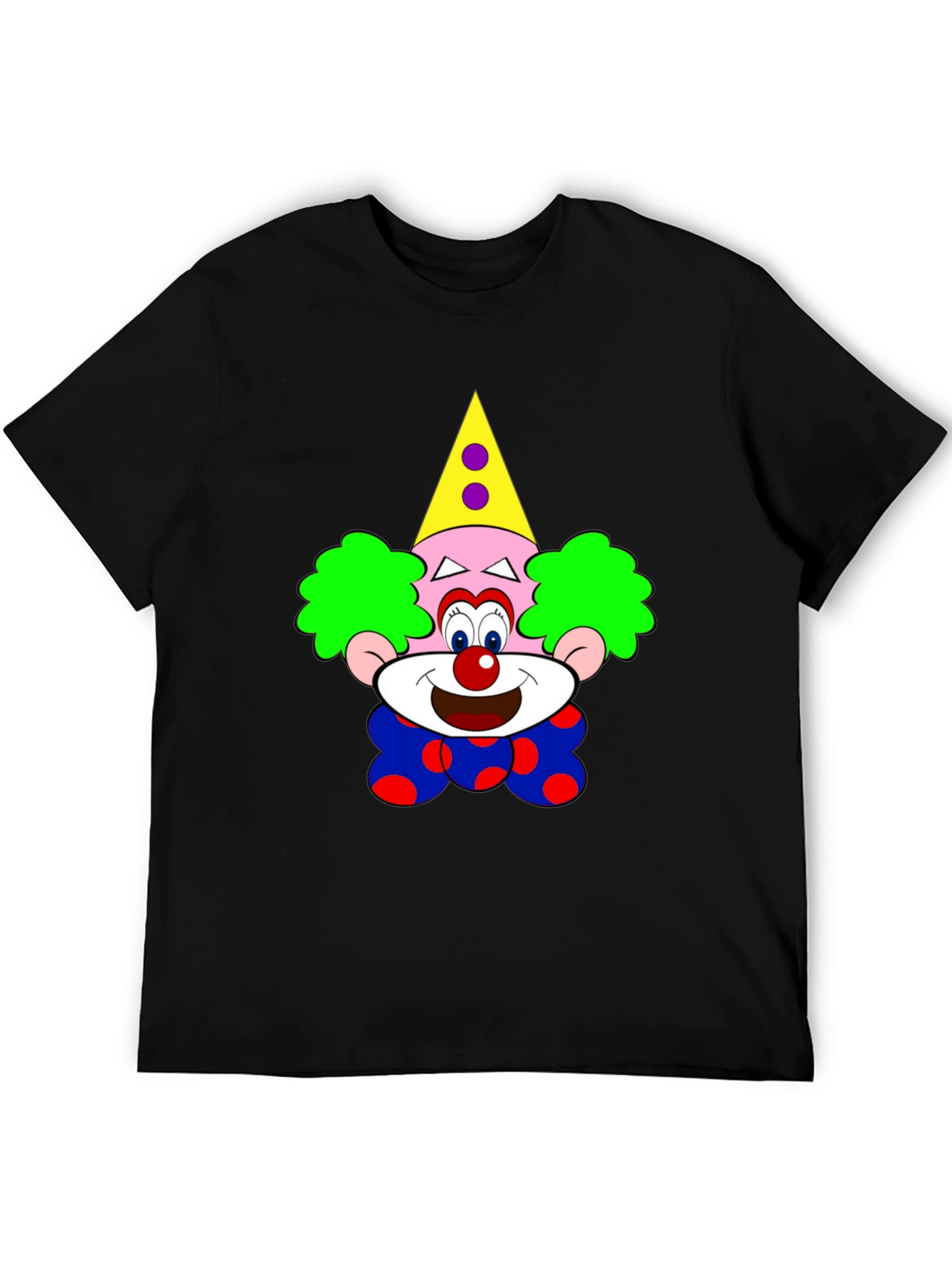 Clown Graphic Black T-Shirt - Fun & Unique!