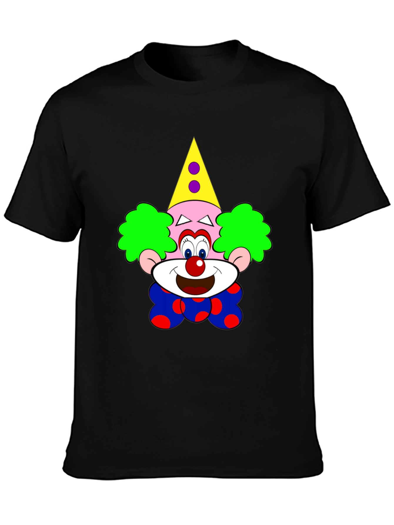 Clown Graphic Black T-Shirt - Fun & Unique!