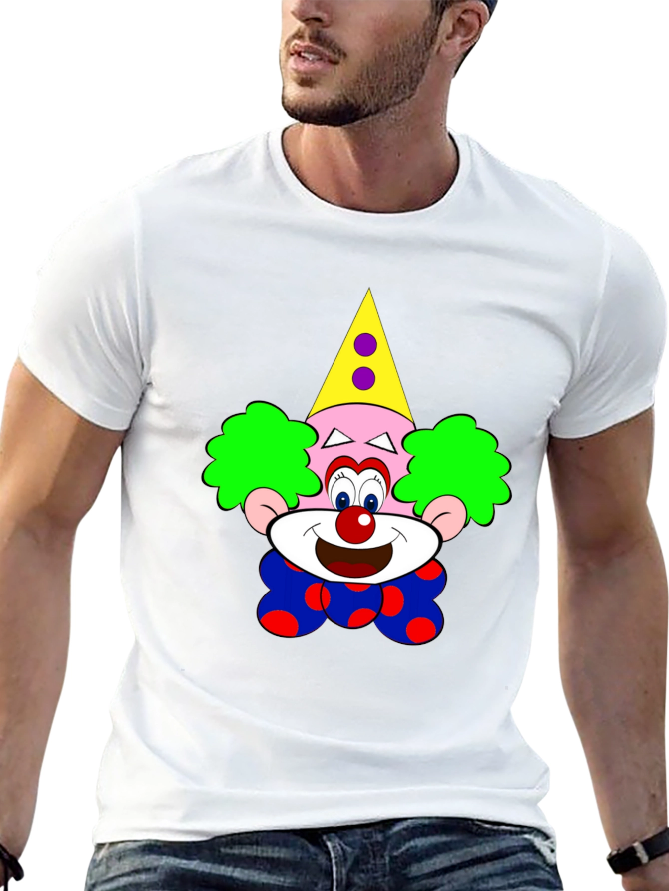 Clown Graphic Black T-Shirt - Fun & Unique!