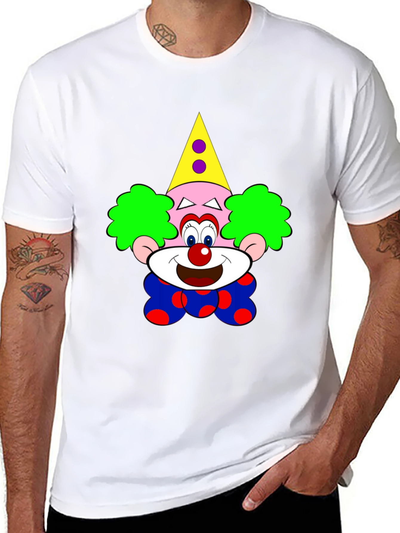 Clown Graphic Black T-Shirt - Fun & Unique!
