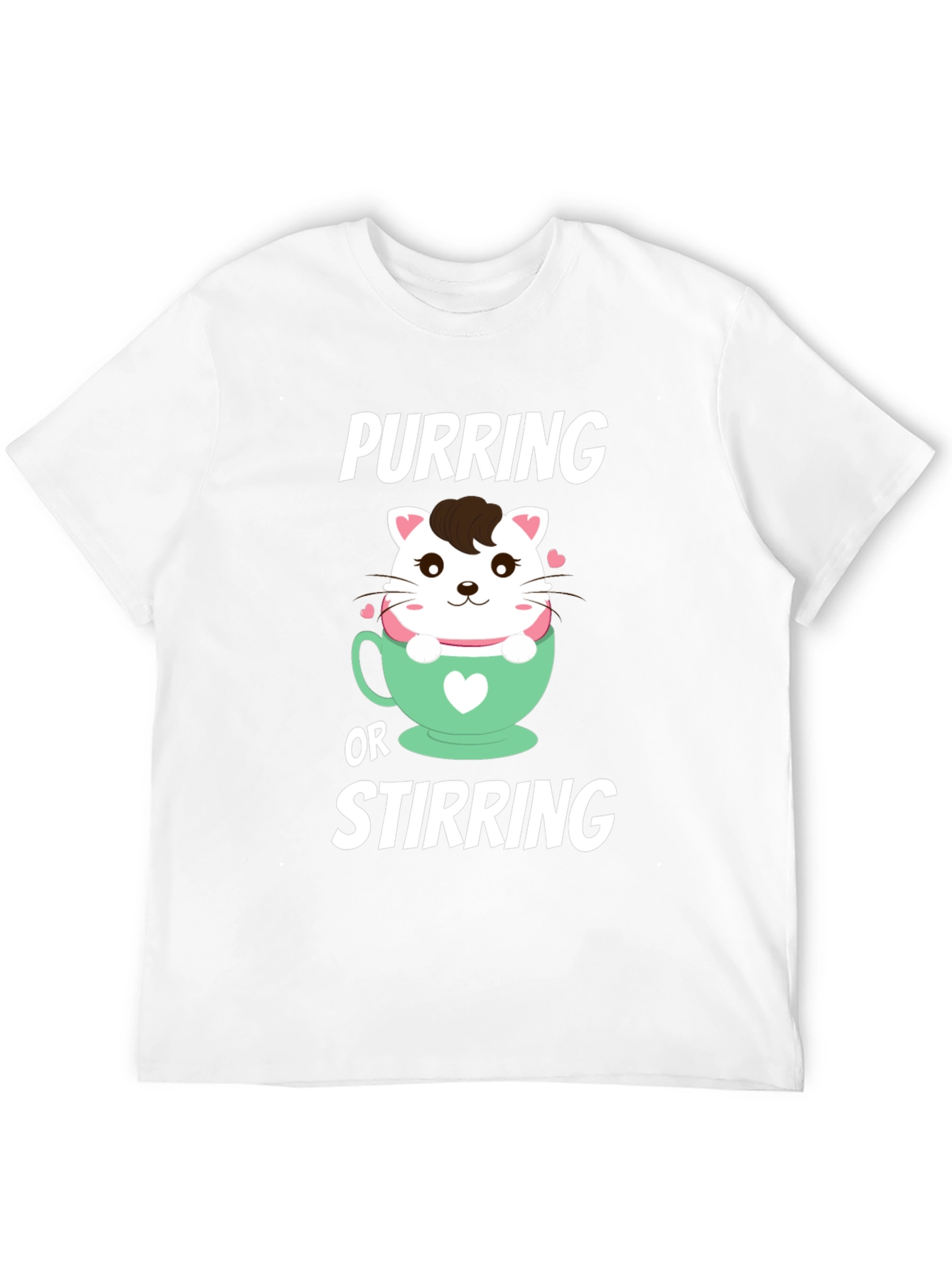 Purring or Stirring Cat T-Shirt