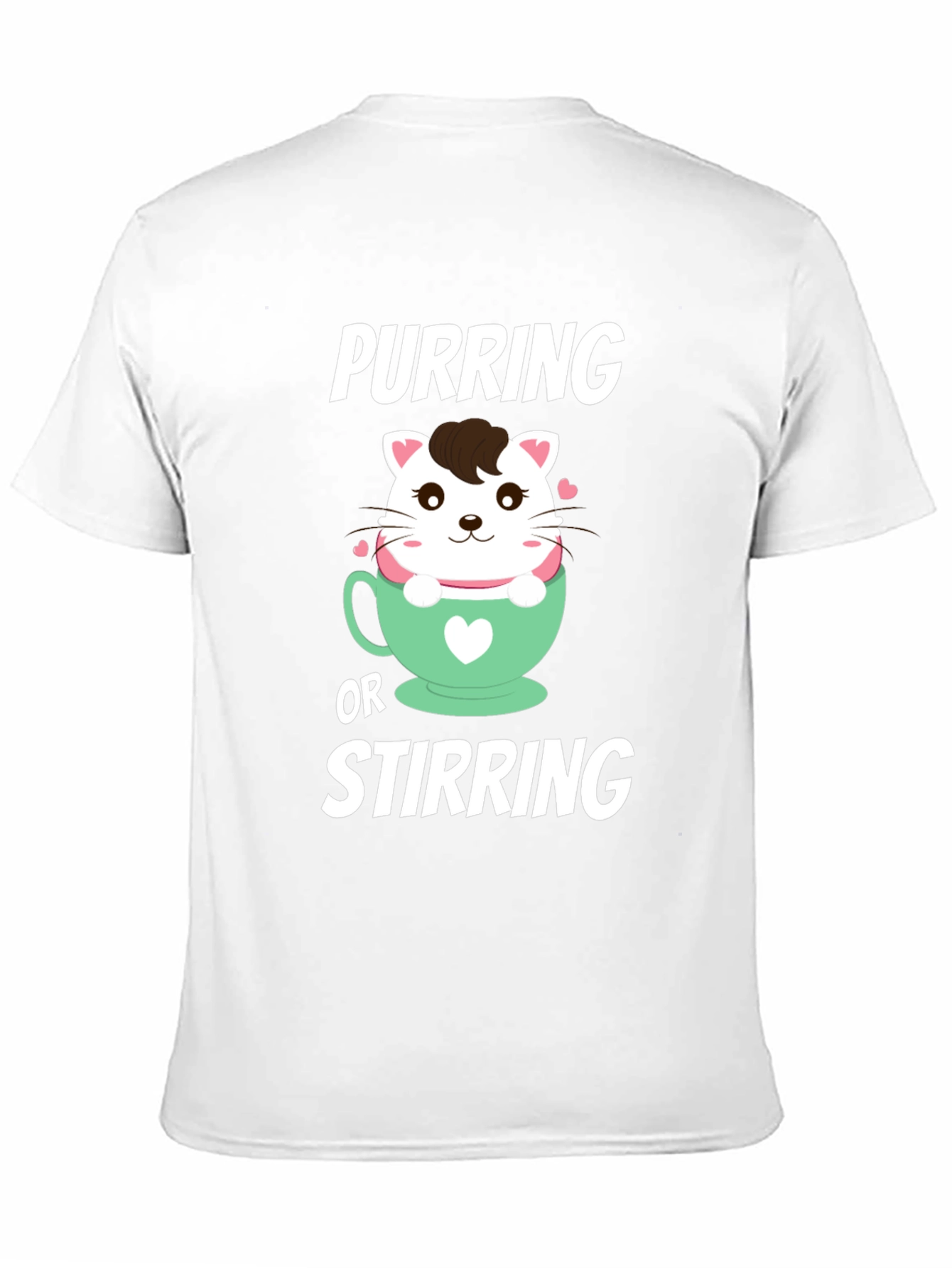 Purring or Stirring Cat T-Shirt