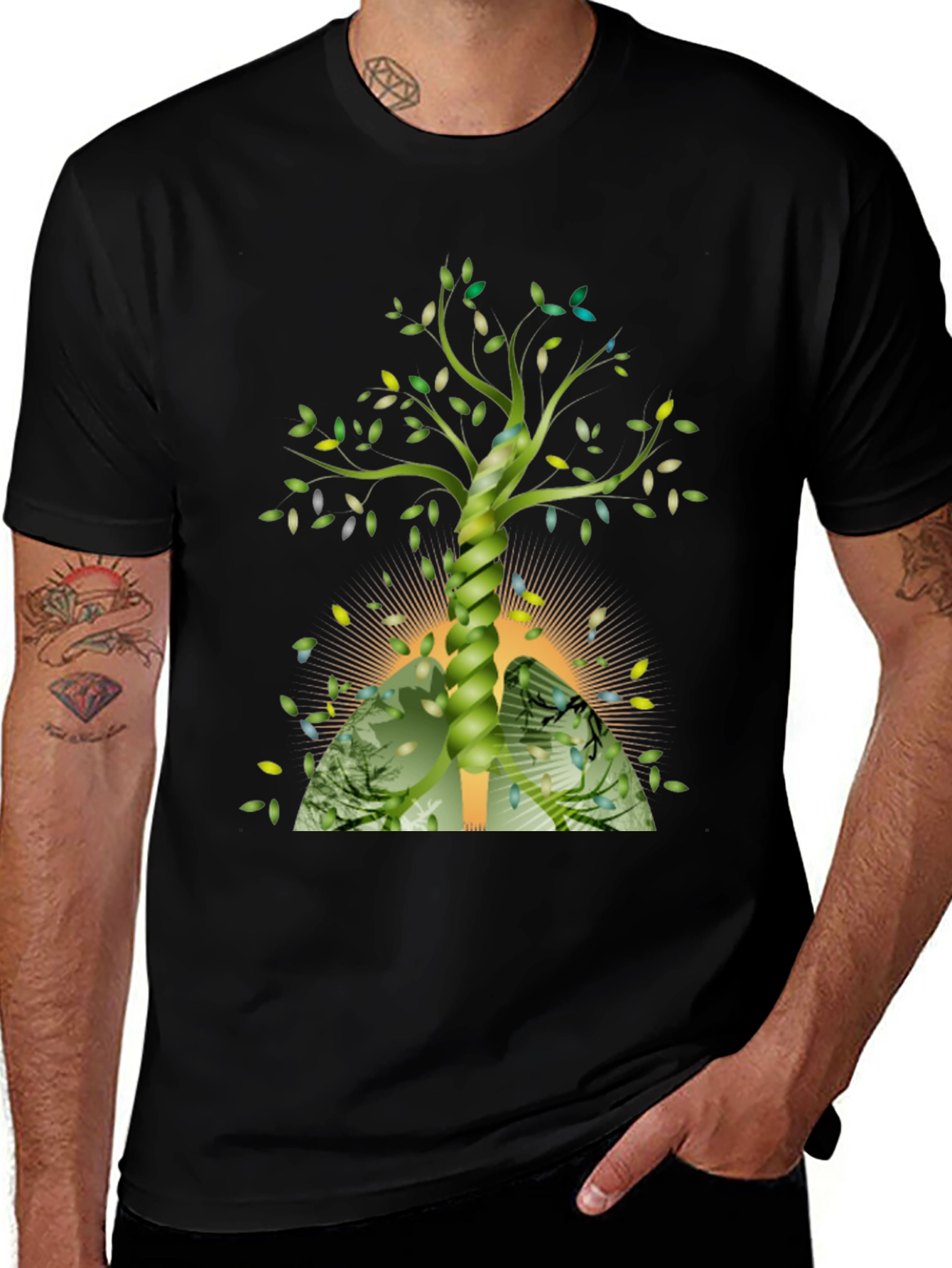 Tree of Life Lungs Graphic Tee