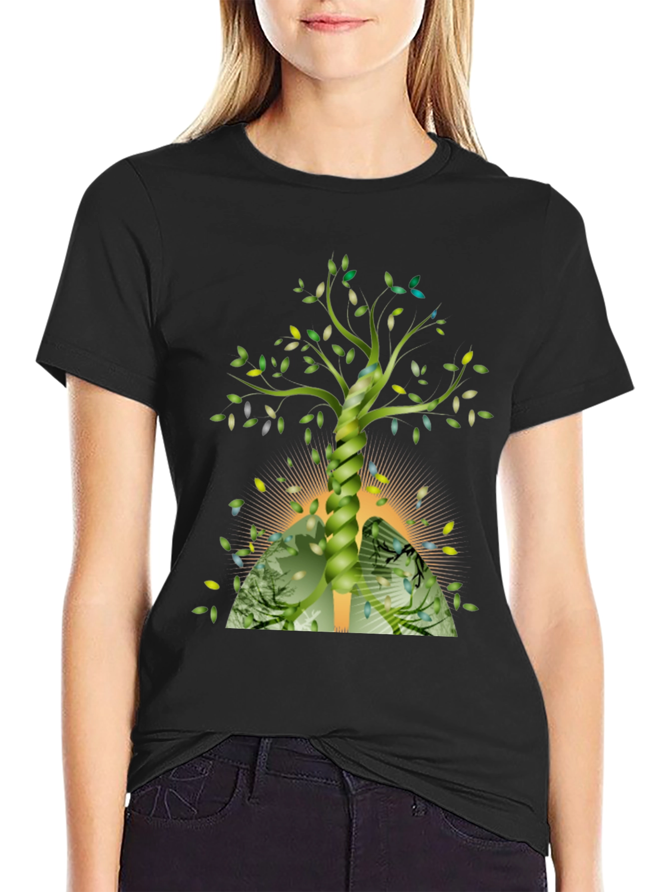 Tree of Life Lungs Graphic Tee