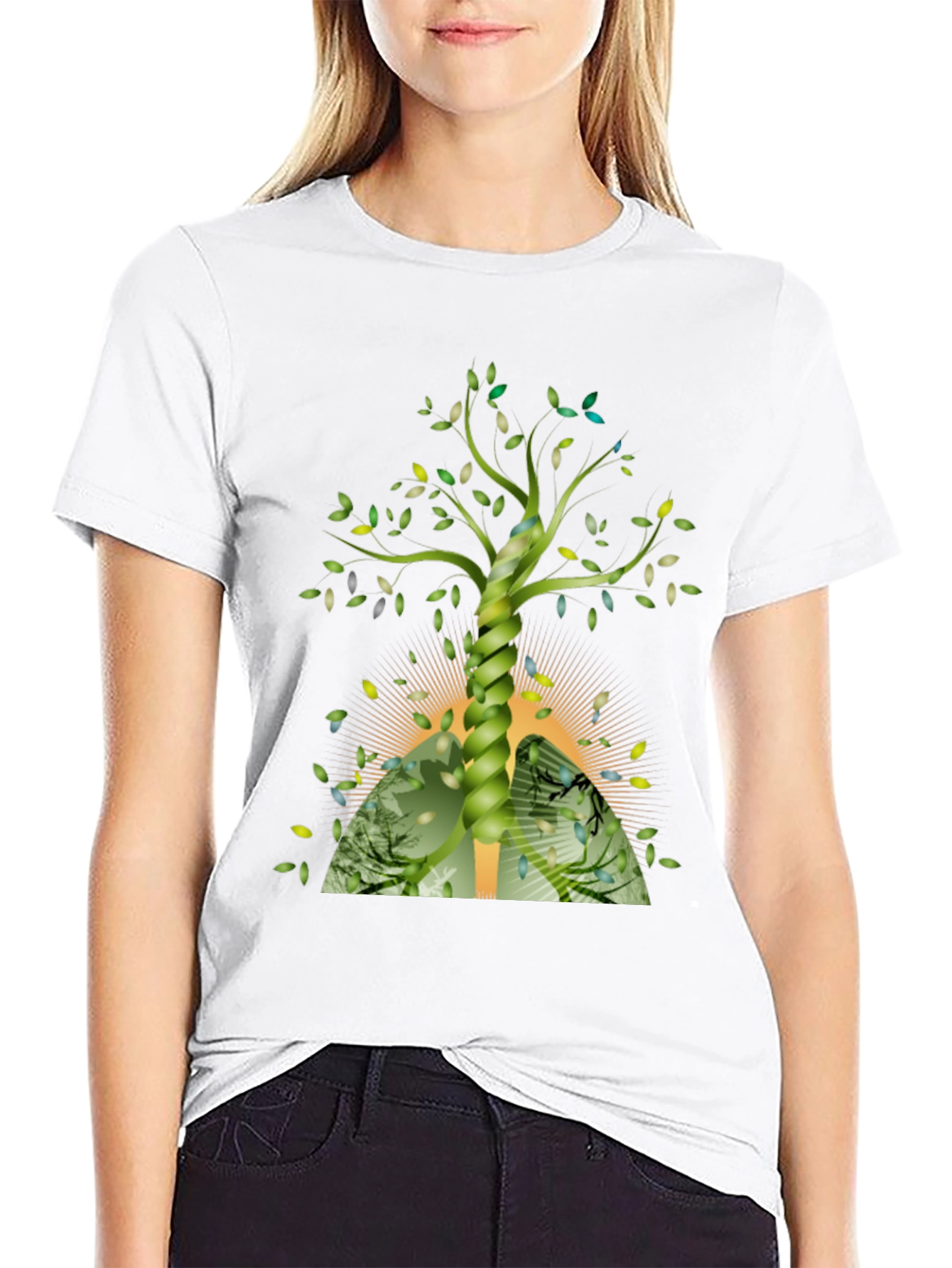 Tree of Life Lungs Graphic Tee