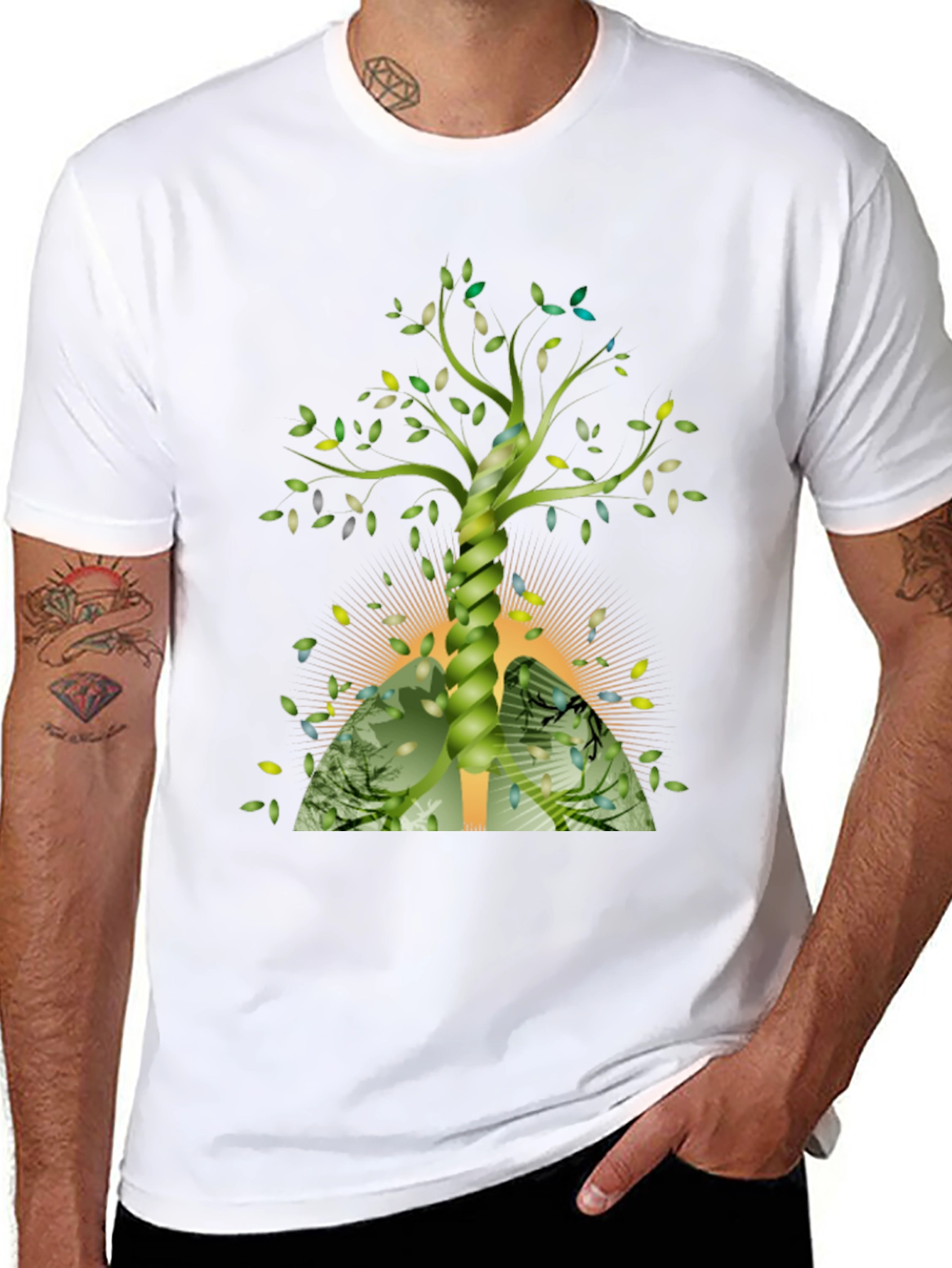Tree of Life Lungs Graphic Tee