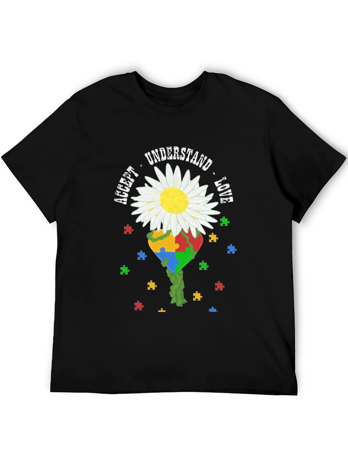 Autism Awareness T-Shirt: Accept Understand Love