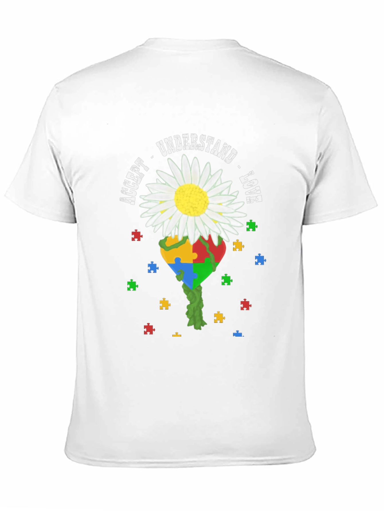 Autism Awareness T-Shirt: Accept Understand Love