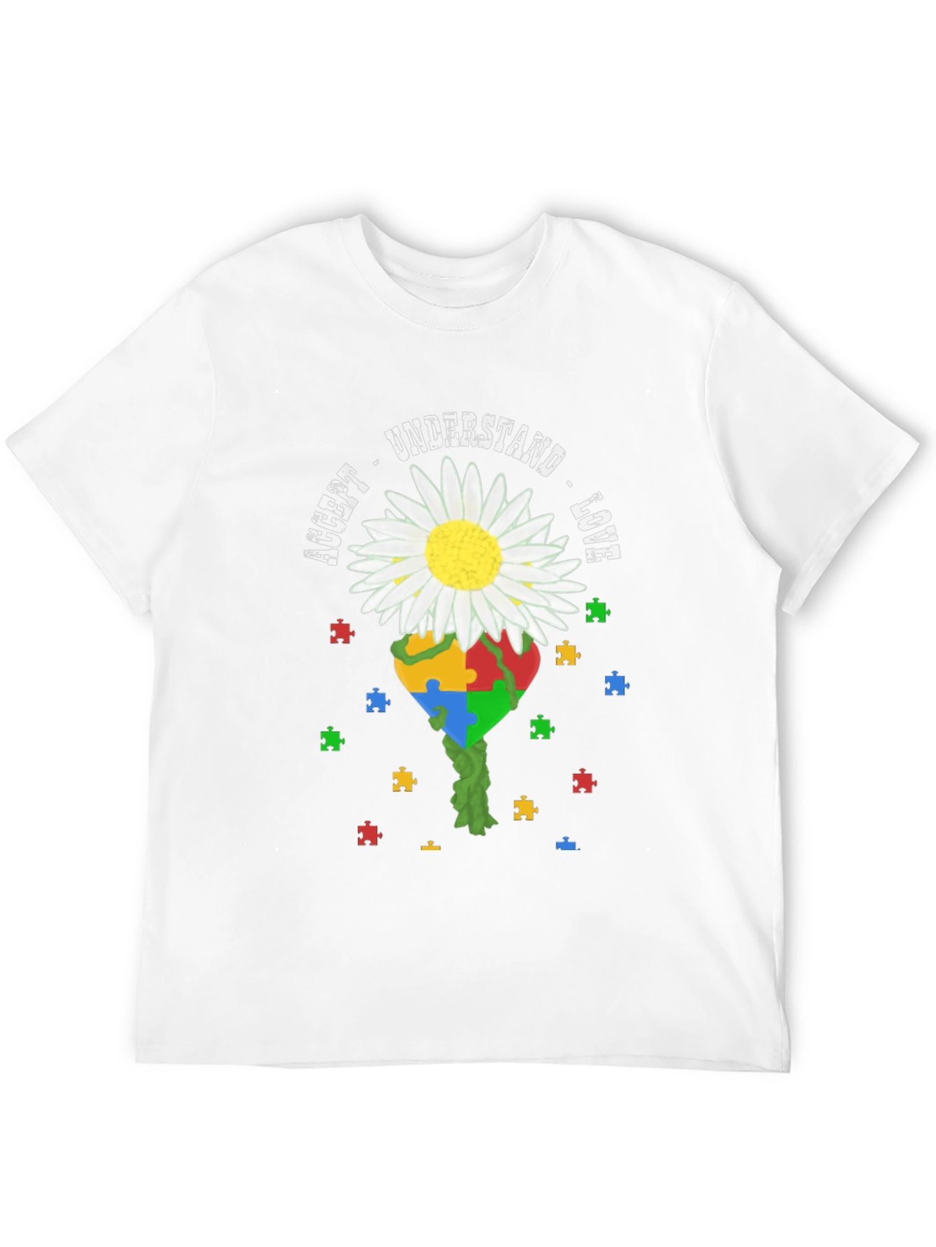 Autism Awareness T-Shirt: Accept Understand Love
