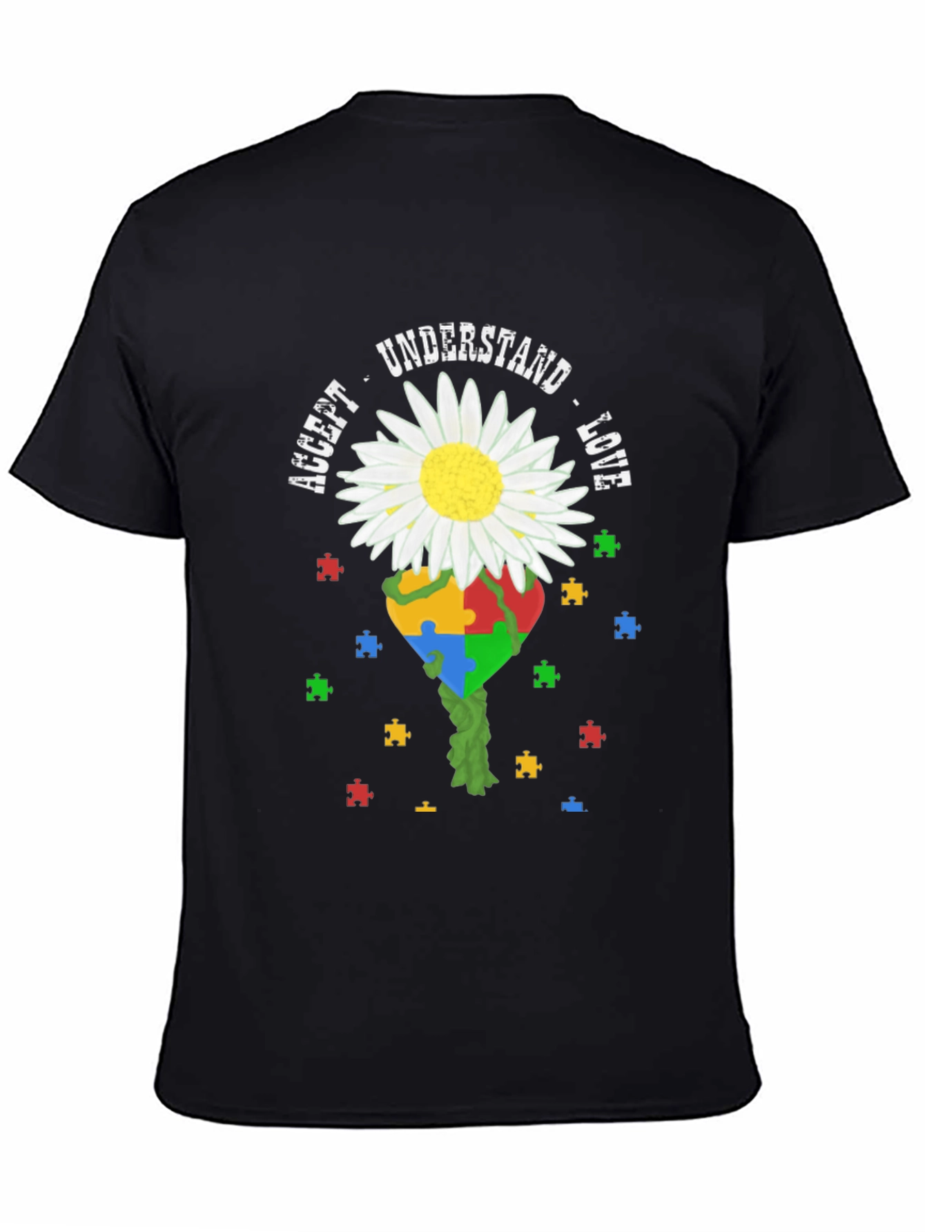 Autism Awareness T-Shirt: Accept Understand Love