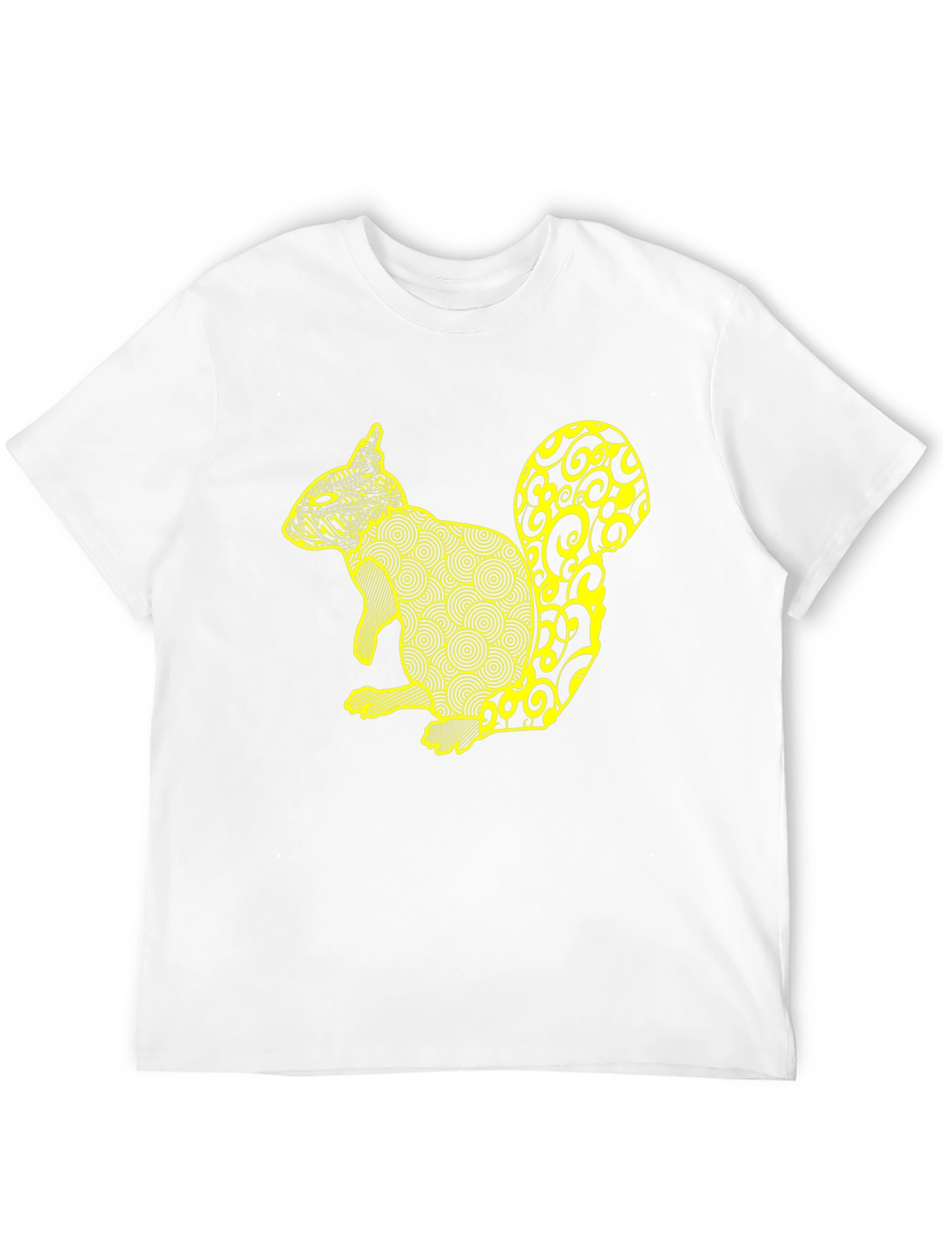 Squirrel Graphic Tee - Unique Animal Print Shirt