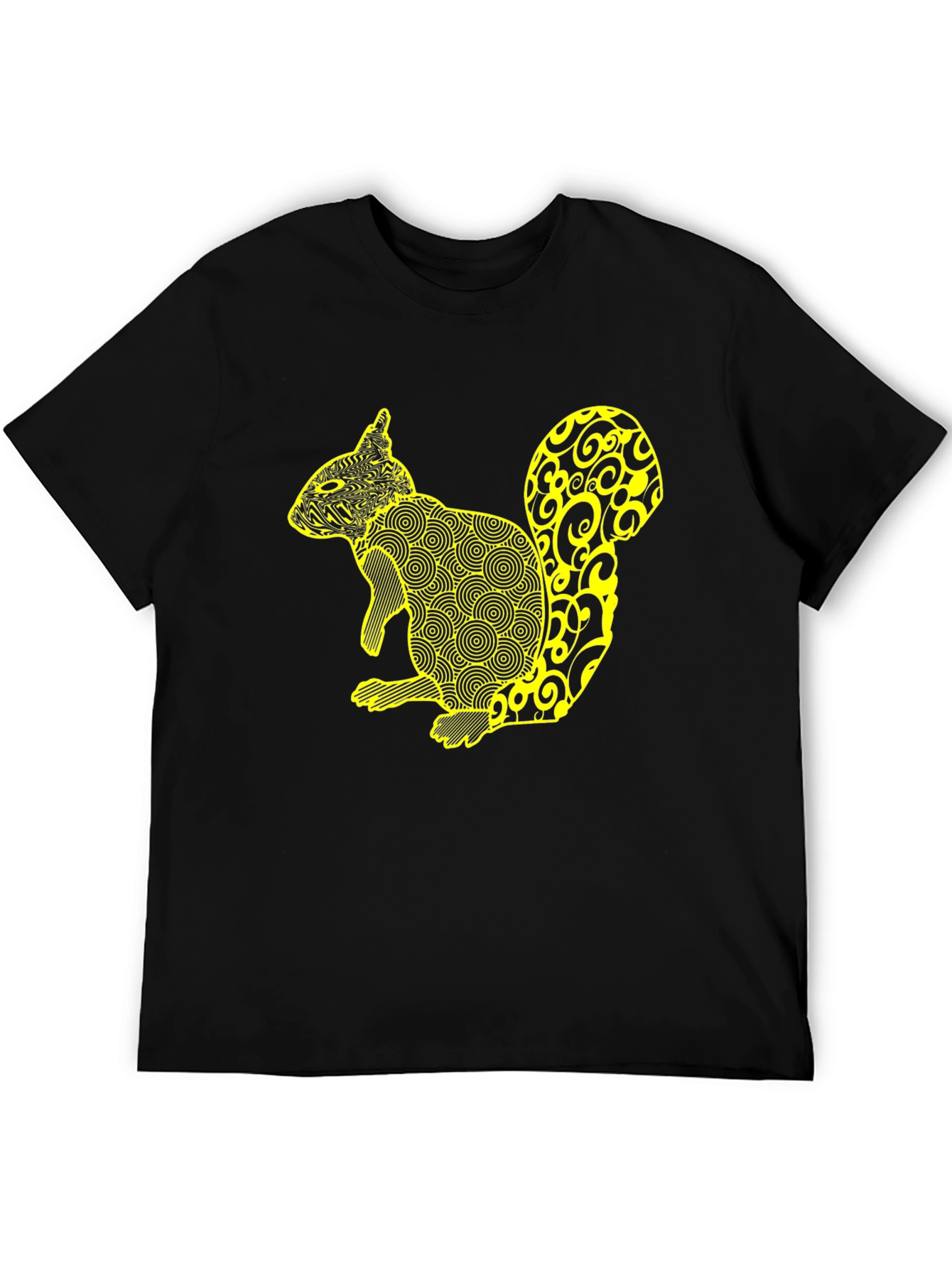 Squirrel Graphic Tee - Unique Animal Print Shirt