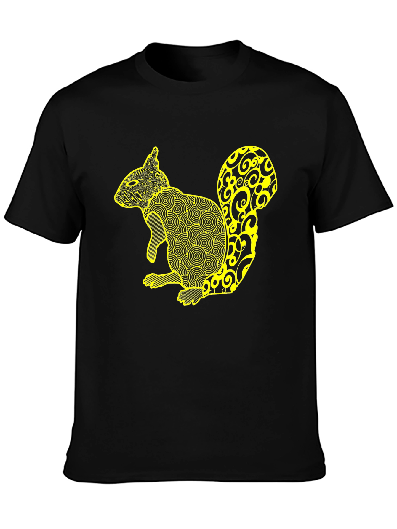 Squirrel Graphic Tee - Unique Animal Print Shirt