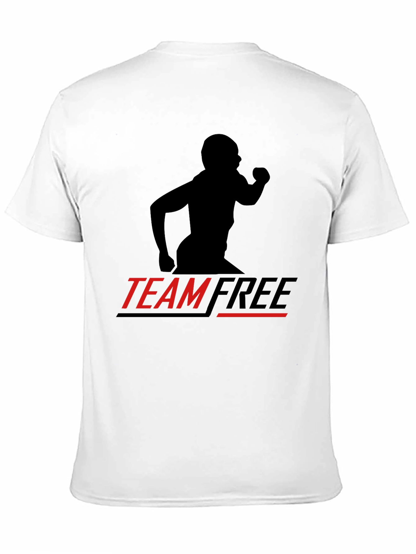 Team Free Black Graphic T-Shirt