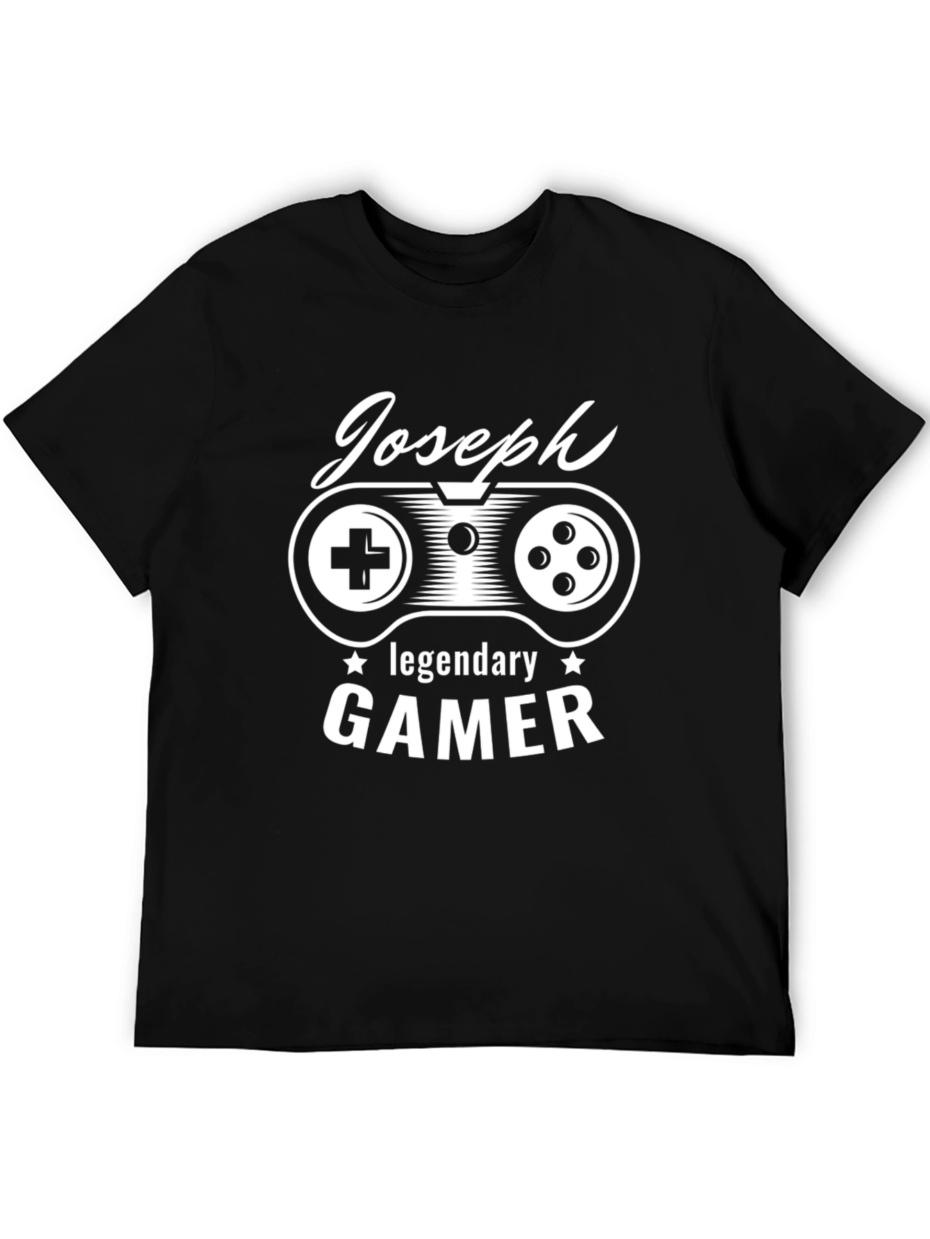 Joseph Legendary Gamer T-Shirt - Cool Controller Design